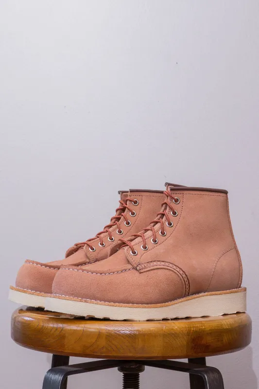 Red Wing Heritage Classic Moc 8208 - Dusty Rose Abilene sold by Franklin and Poe