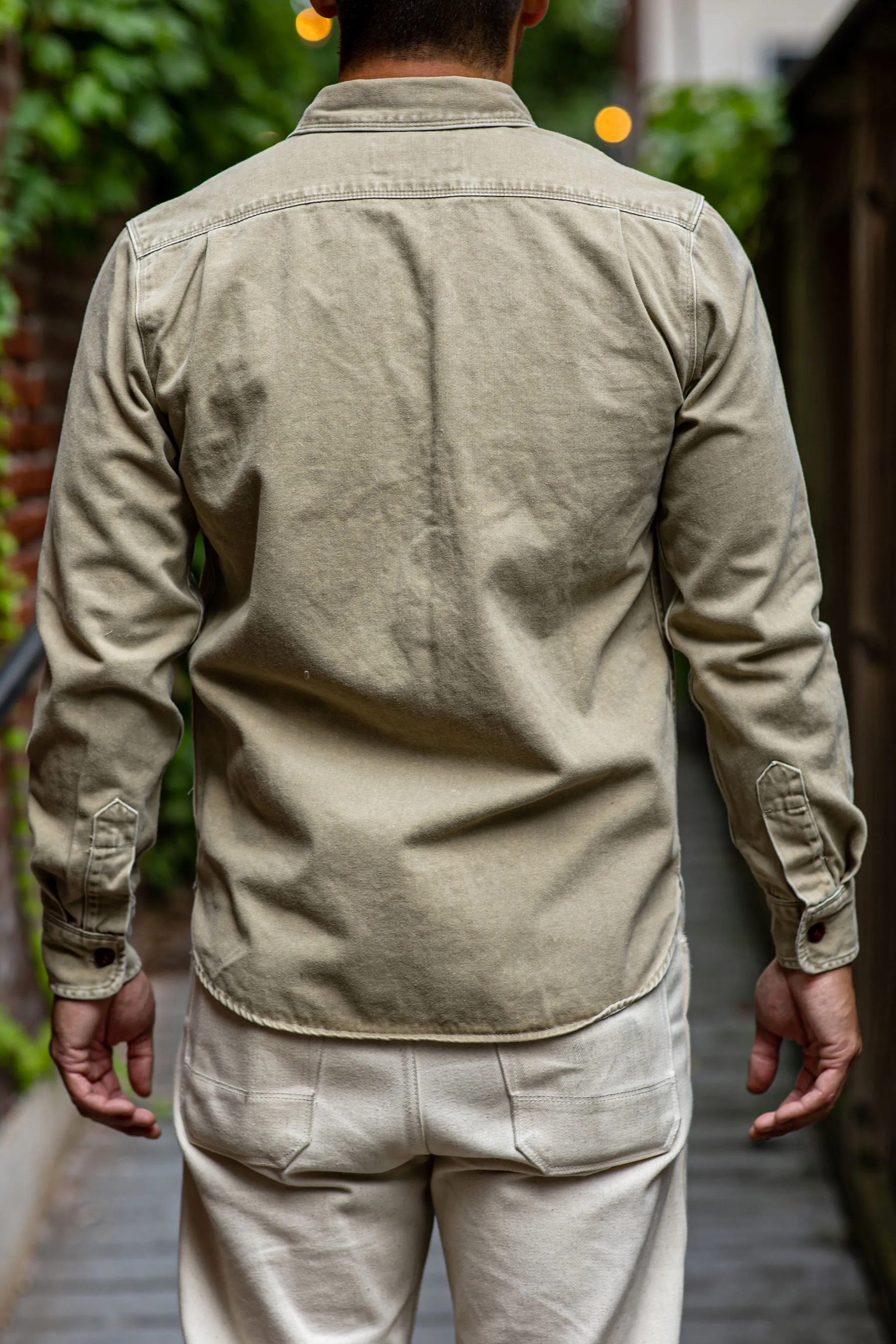 Freenote Cloth Utility - Khaki Red Buttons sold by Franklin and Poe product image thumbnail 3