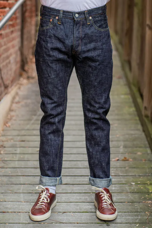 Pure Blue Japan WSB-019 Relaxed Taper - 16oz Slub Denim sold by Franklin and Poe