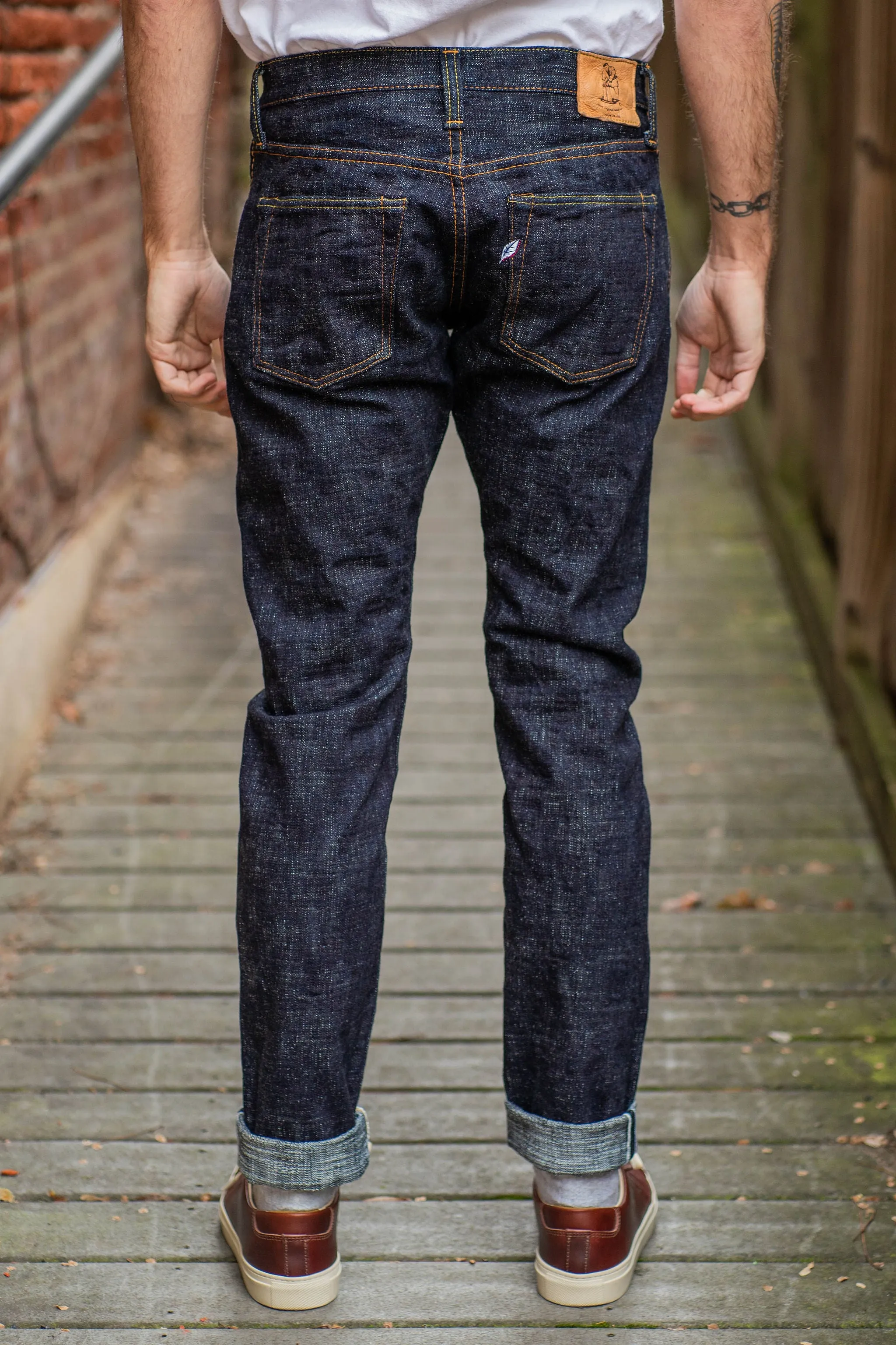 Pure Blue Japan WSB-013 Slim Taper - 16oz Slub Denim sold by Franklin and Poe product image thumbnail 3