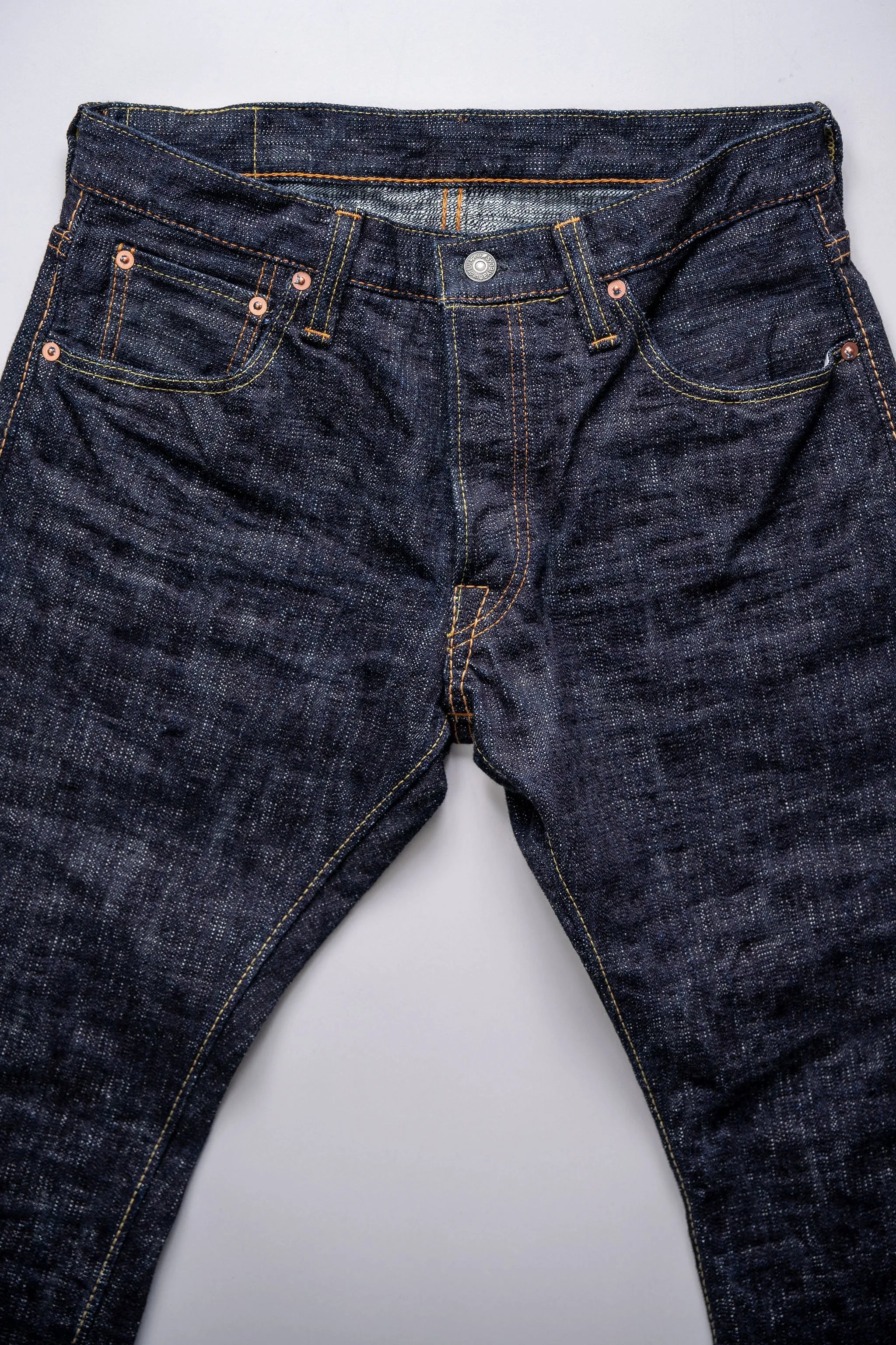Pure Blue Japan WSB-013 Slim Taper - 16oz Slub Denim sold by Franklin and Poe product image thumbnail 4