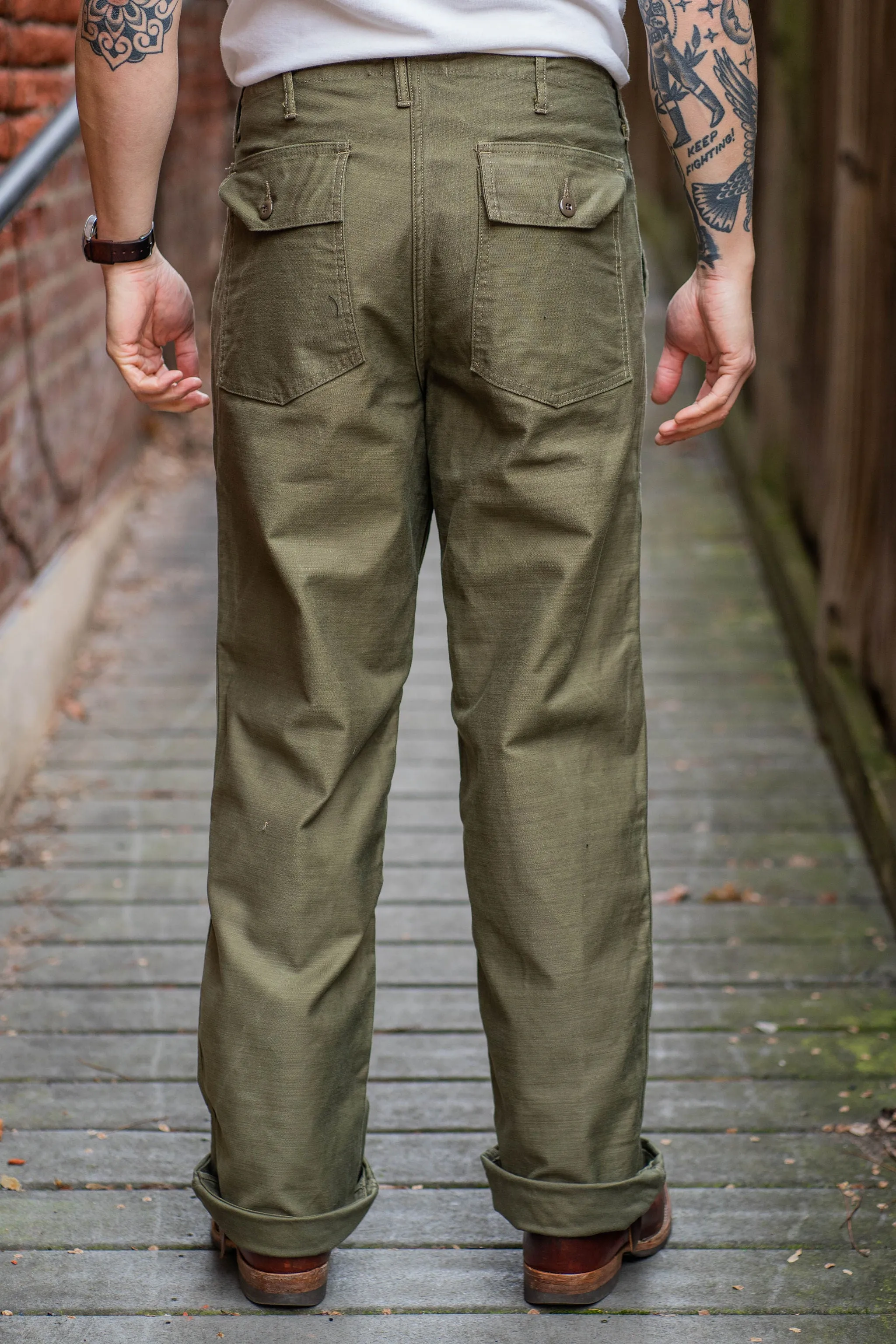 Left Field NYC OG-107 - 12 oz Baker Back Cotton Satin sold by Franklin and Poe product image thumbnail 3