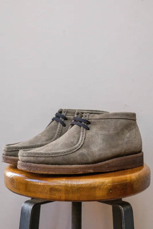 Padmore & Barnes P404 Original Boot - Grey Suede sold by Franklin and Poe