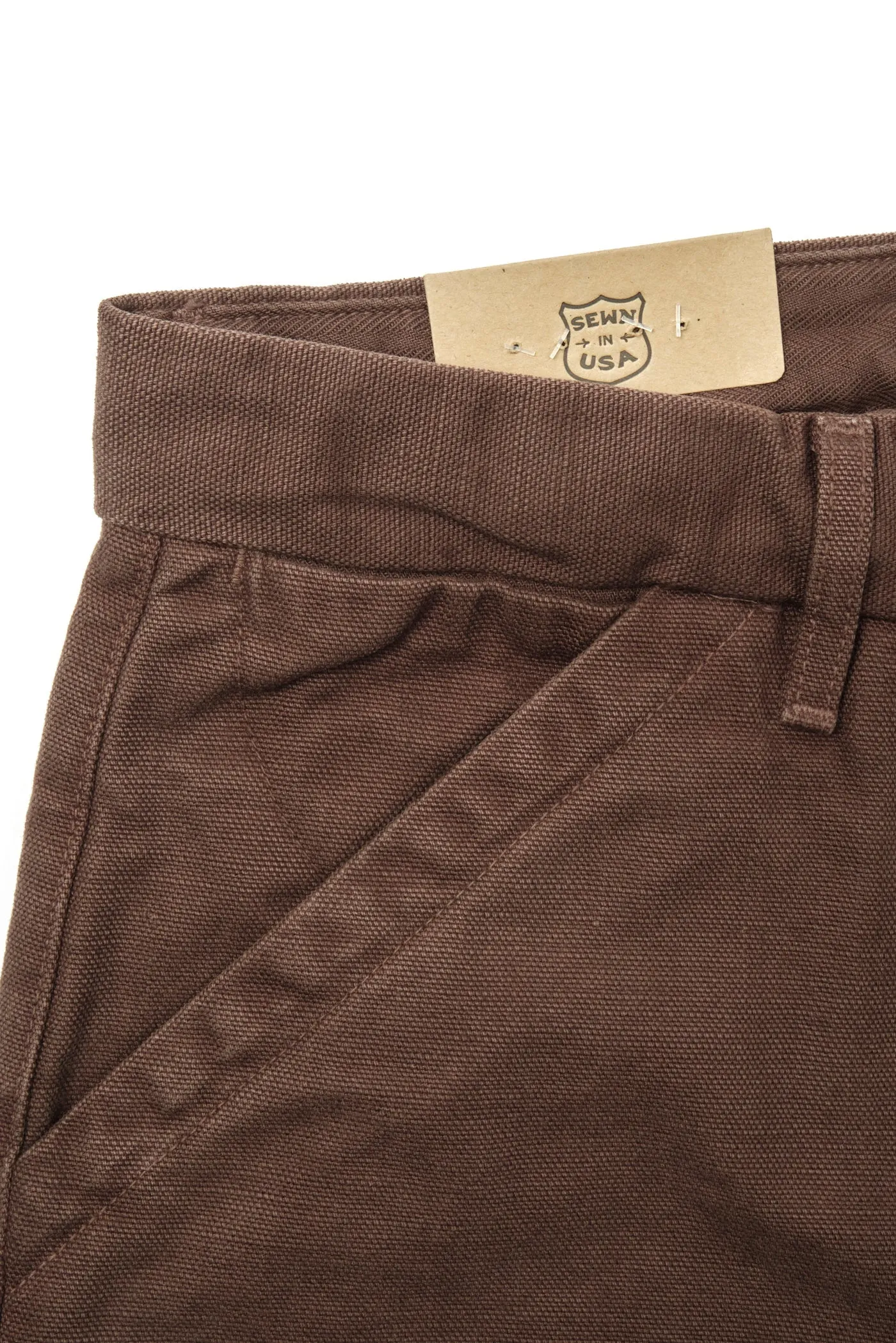Freenote Cloth Workers Chino Slim Fit - 14oz Slub Bark sold by Franklin and Poe product image thumbnail 3