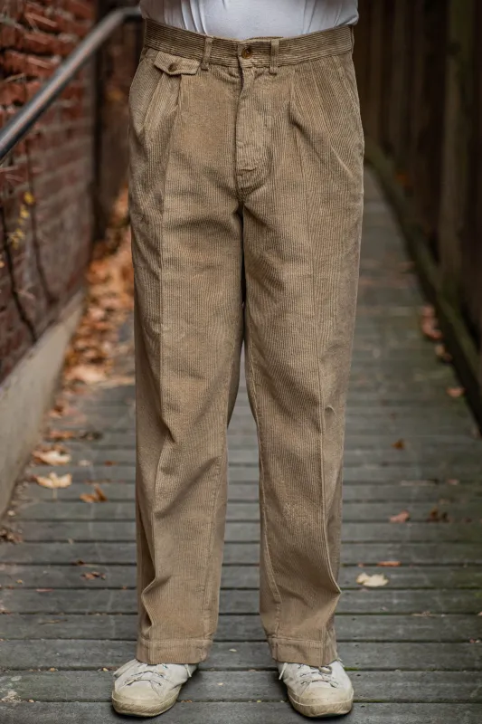 Knickerbocker Corduroy Town Pant - Khaki made by Knickerbocker