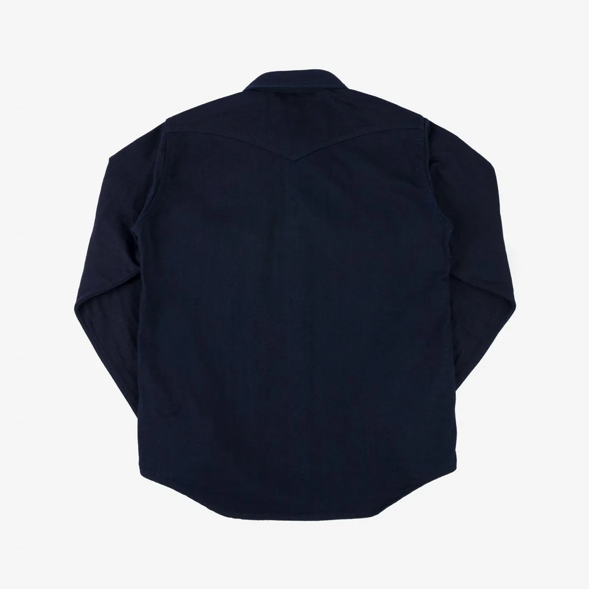 Iron Heart IHSH-368-IND 14oz Double Cloth Western Shirt - Indigo sold by Franklin and Poe product image thumbnail 5