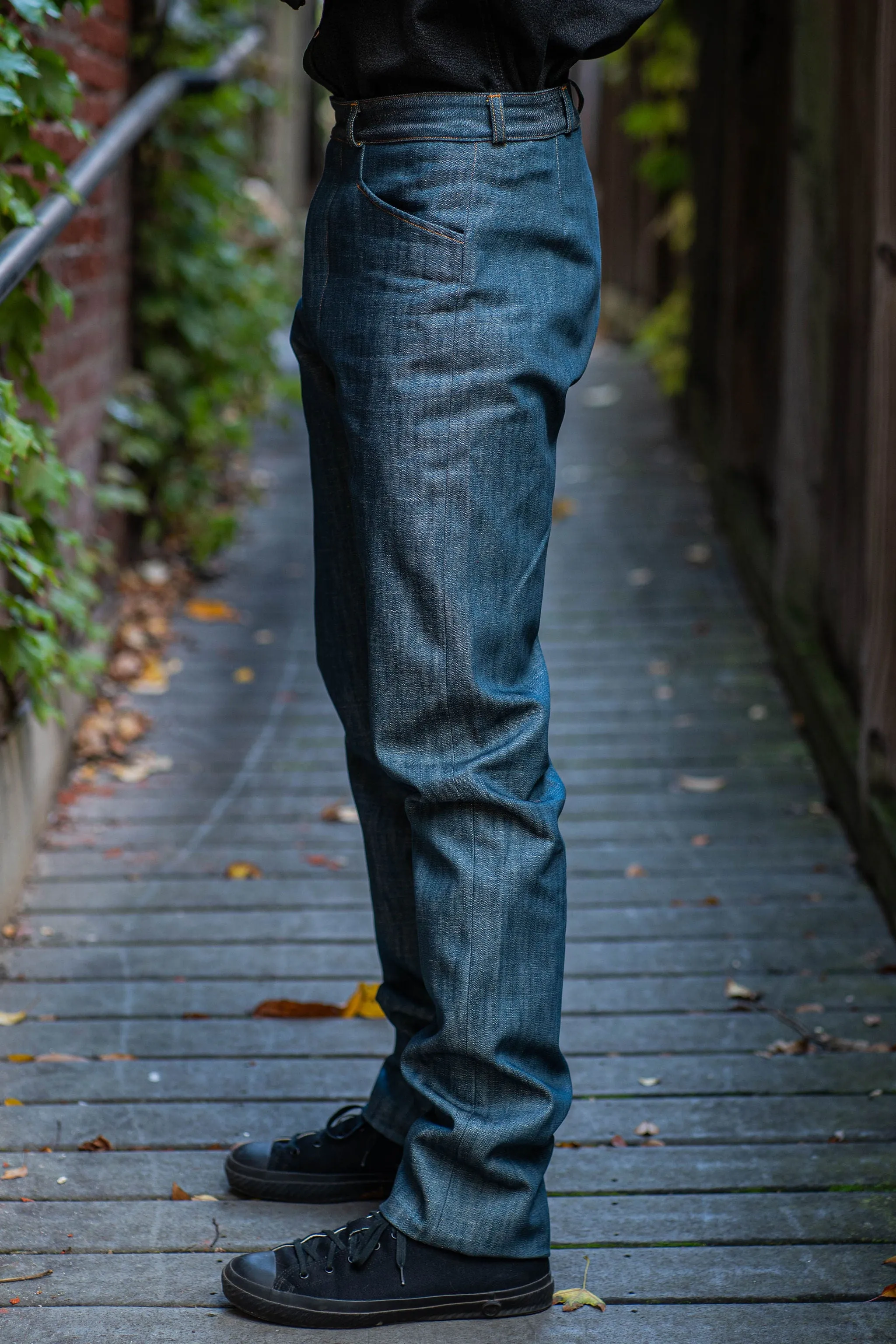 Mister Freedom "Nouvelle Vague" Slacks - NOS "Player" Denim sold by Franklin and Poe product image thumbnail 2