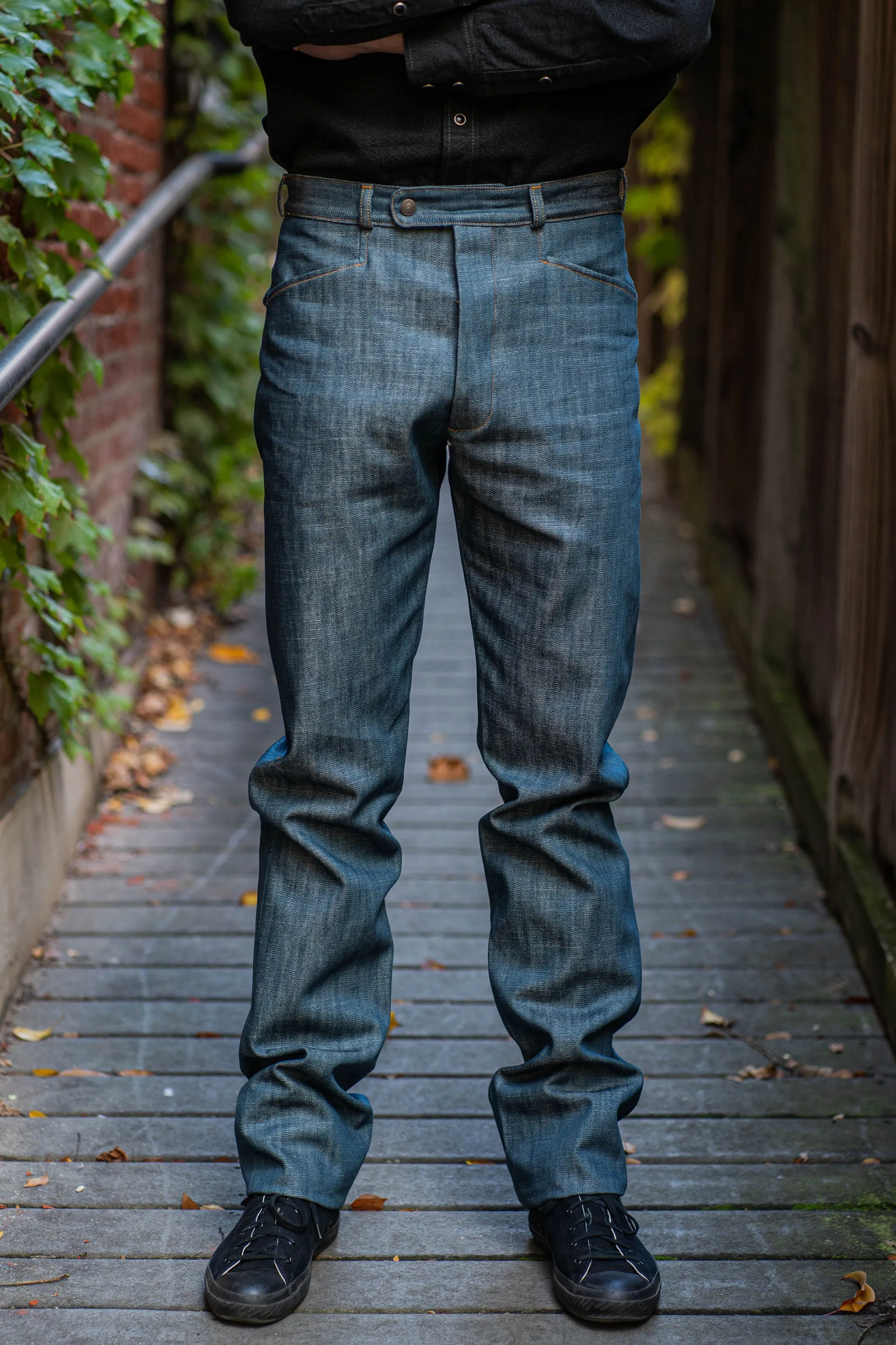Mister Freedom "Nouvelle Vague" Slacks - NOS "Player" Denim sold by Franklin and Poe