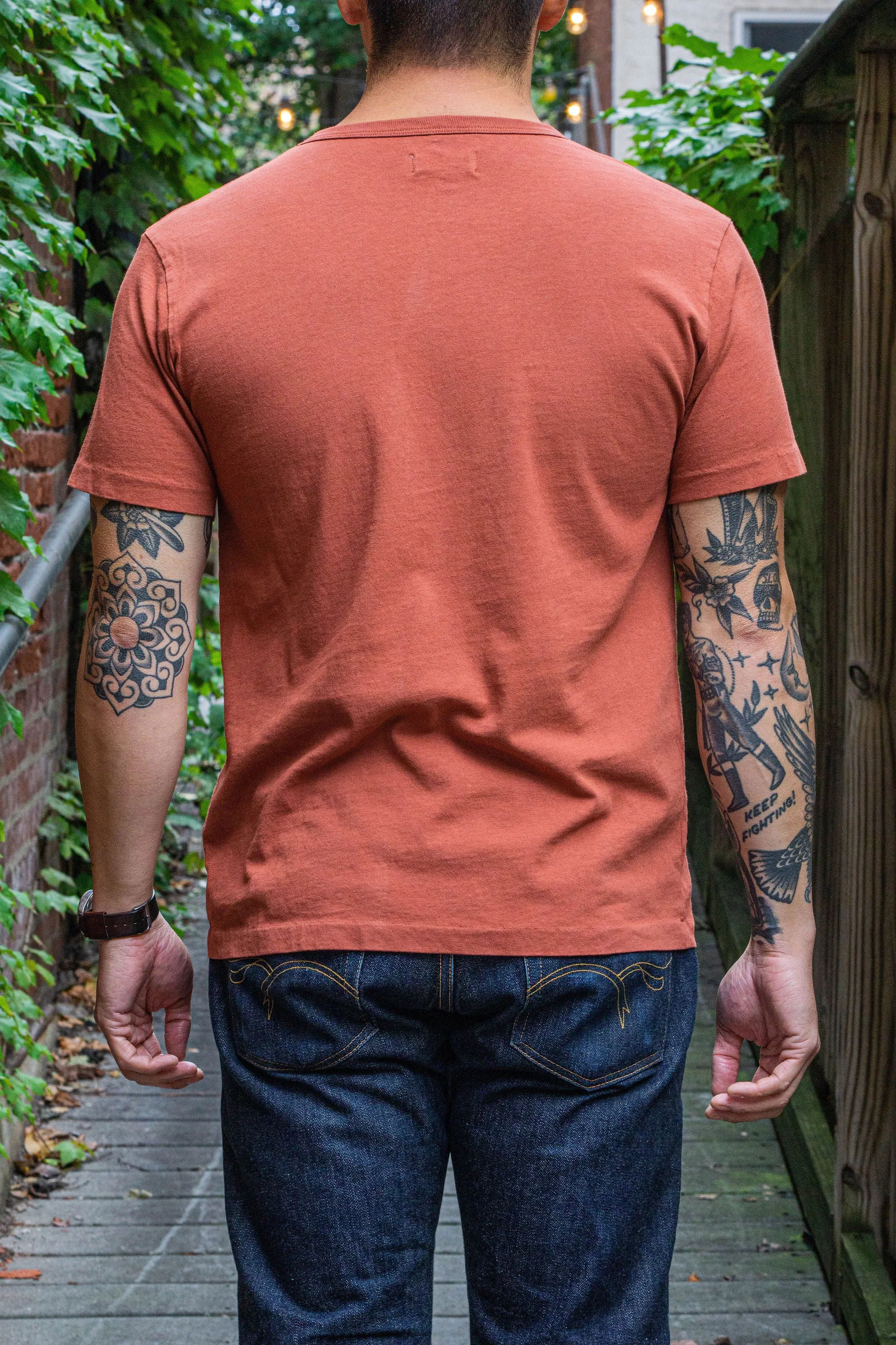 Freenote Cloth 9oz Pocket T-Shirt - Picante sold by Franklin and Poe product image thumbnail 2