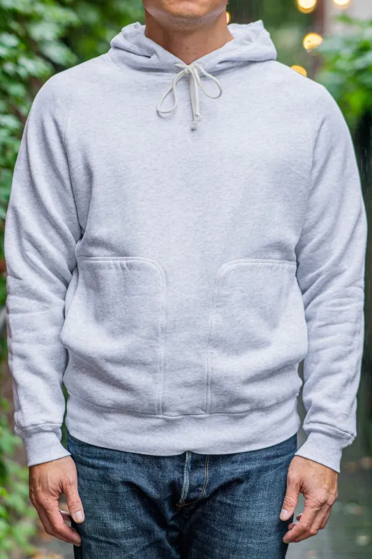 Knickerbocker Double Face Waffle Hoodie - Ash Grey sold by Franklin and Poe