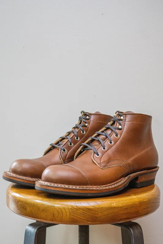 White's Boots x Franklin & Poe Semi-Dress - British Tan Cap Toe sold by Franklin and Poe