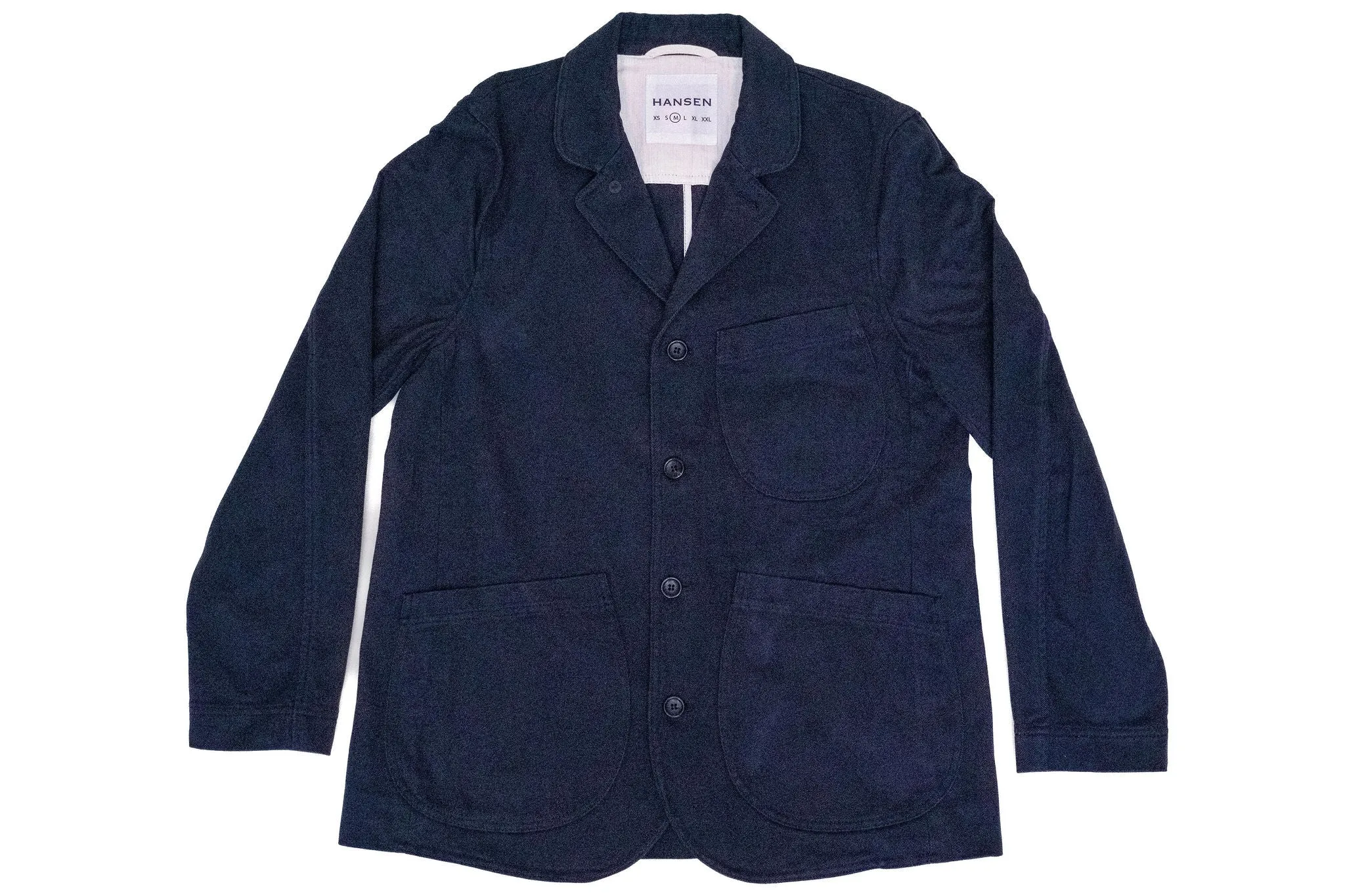Hansen Garments Josef 5-Button Workwear Blazer - Dark Navy sold by Franklin and Poe product image thumbnail 4