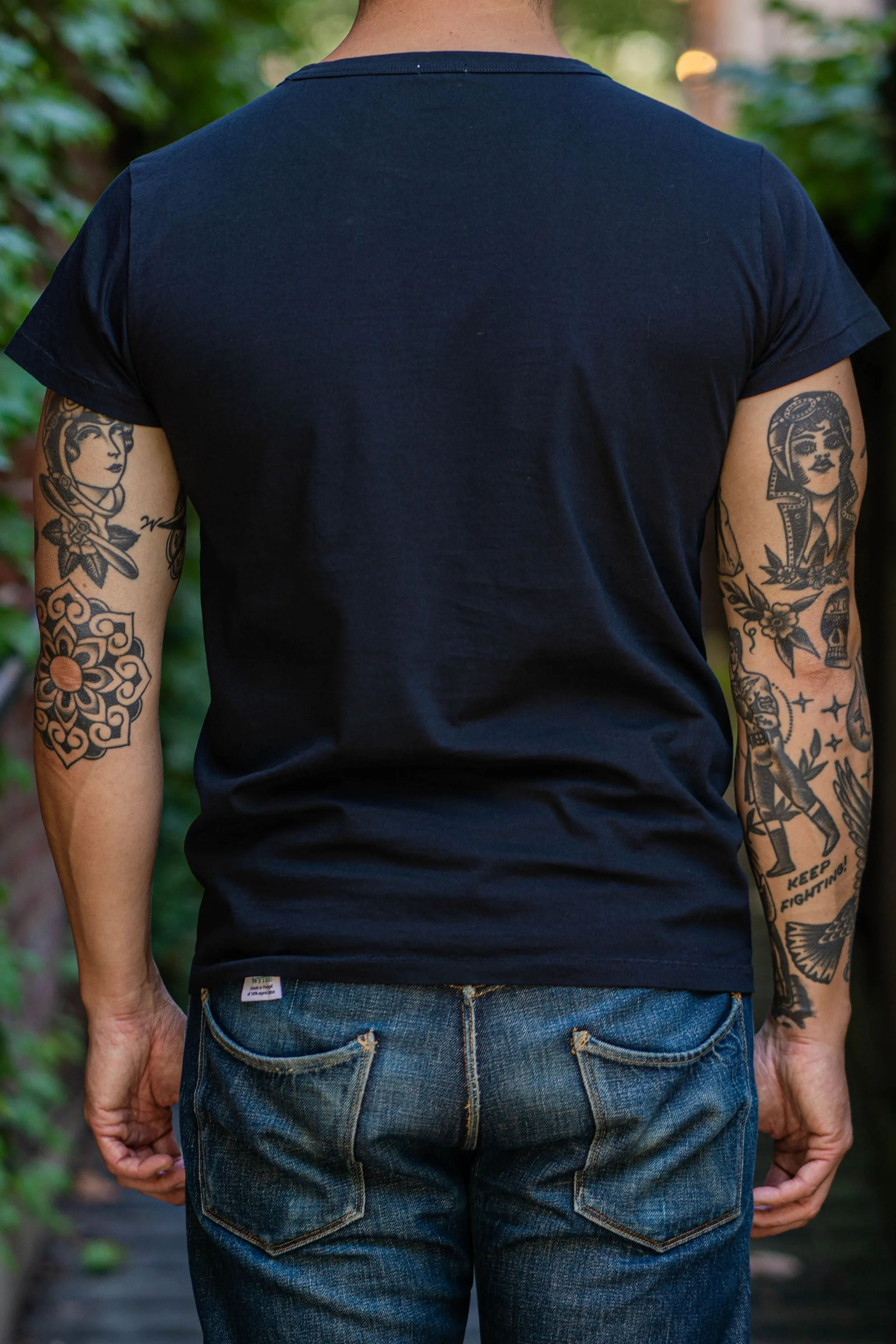 Wythe Tubular Pocket Tee - Black sold by Franklin and Poe product image thumbnail 2