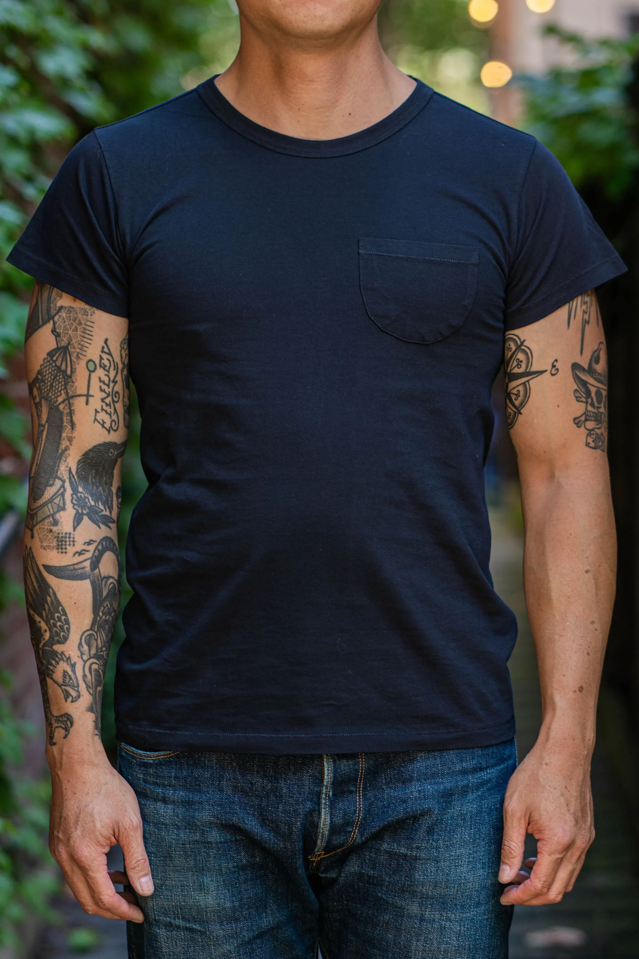 Wythe Tubular Pocket Tee - Black sold by Franklin and Poe