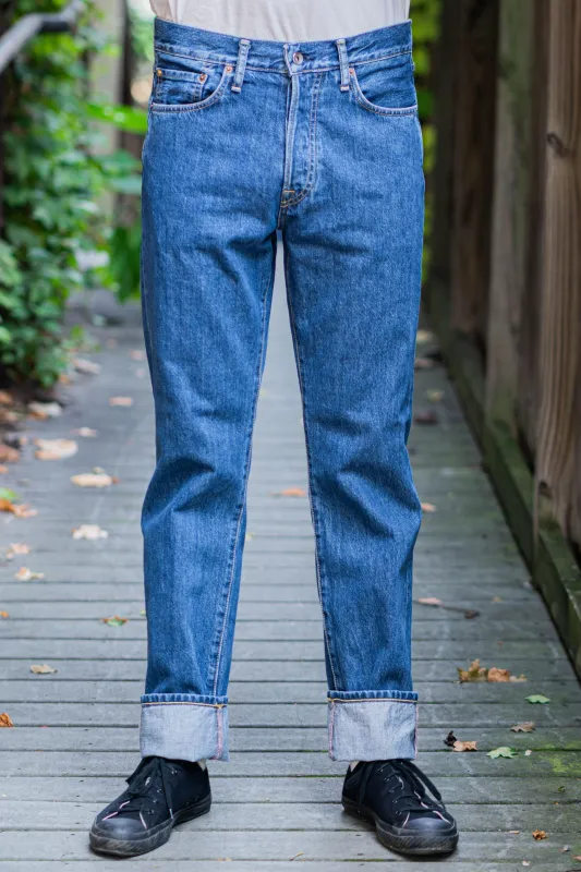 C.O.F. Studio M6 Straight - 13 oz. Selvedge 6x Wash sold by Franklin and Poe