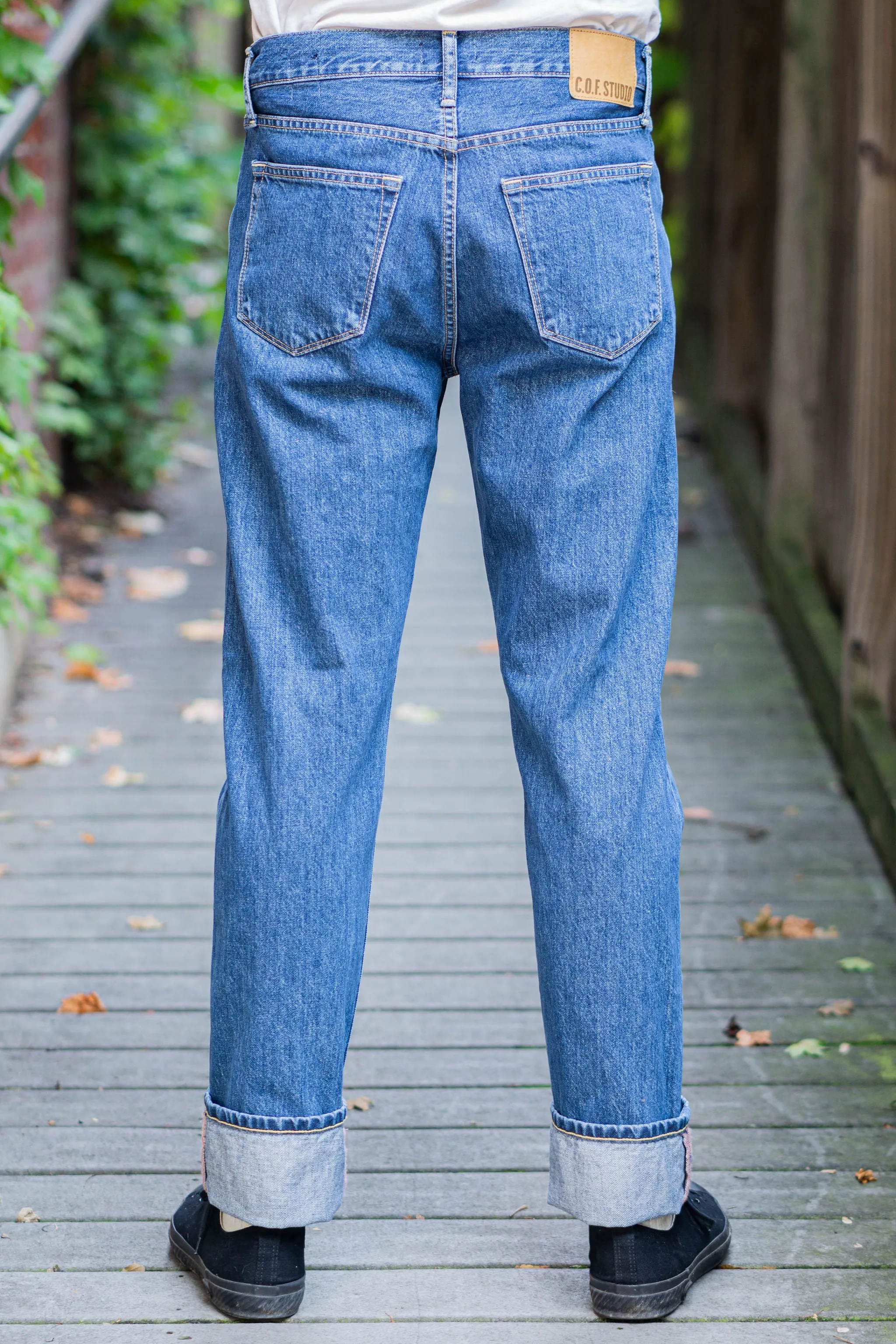 C.O.F. Studio M6 Straight - 13 oz. Selvedge 6x Wash sold by Franklin and Poe product image thumbnail 3