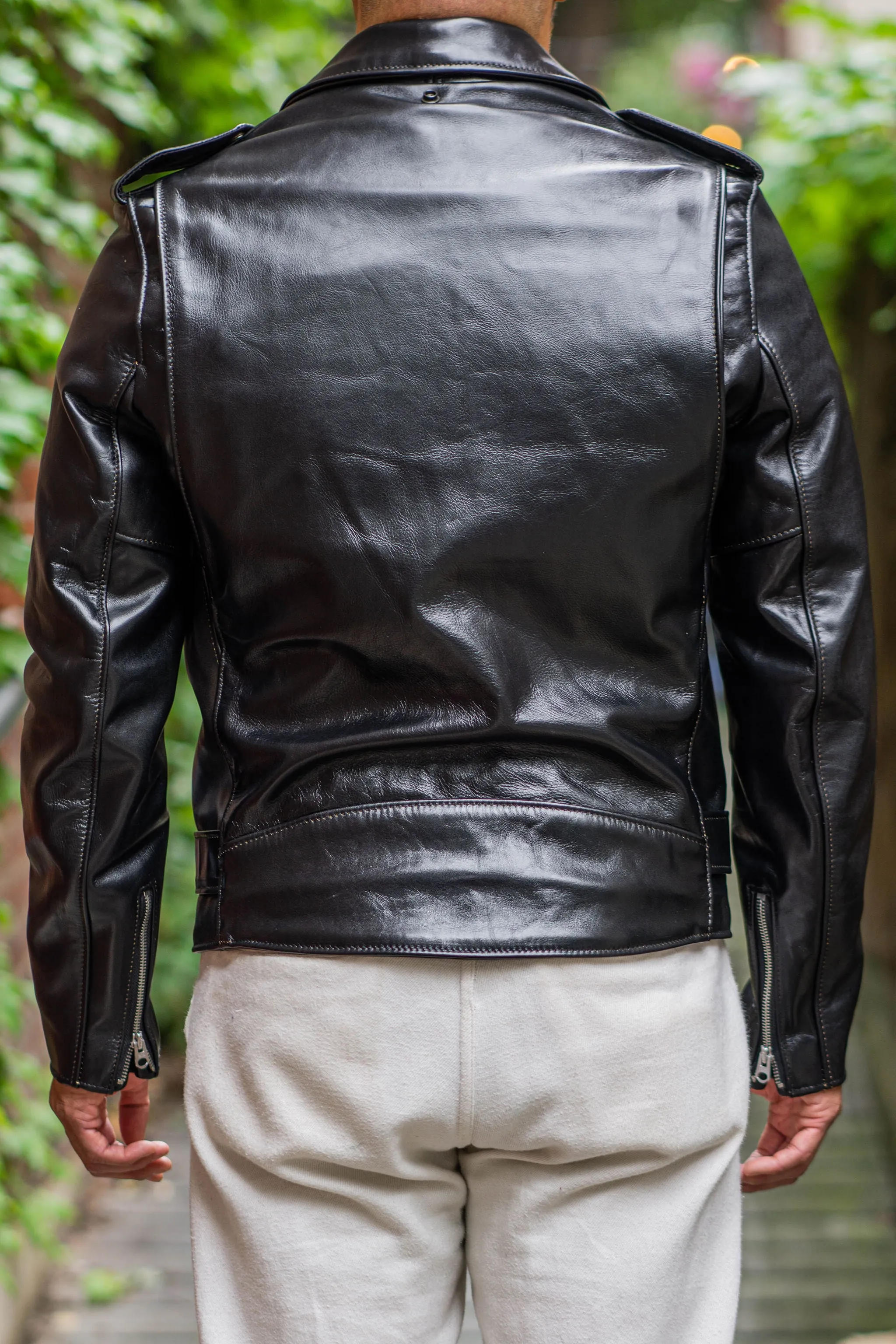 Schott NYC PER62 Perfecto Teacore Leather Motorcycle Jacket sold by Franklin and Poe product image thumbnail 3