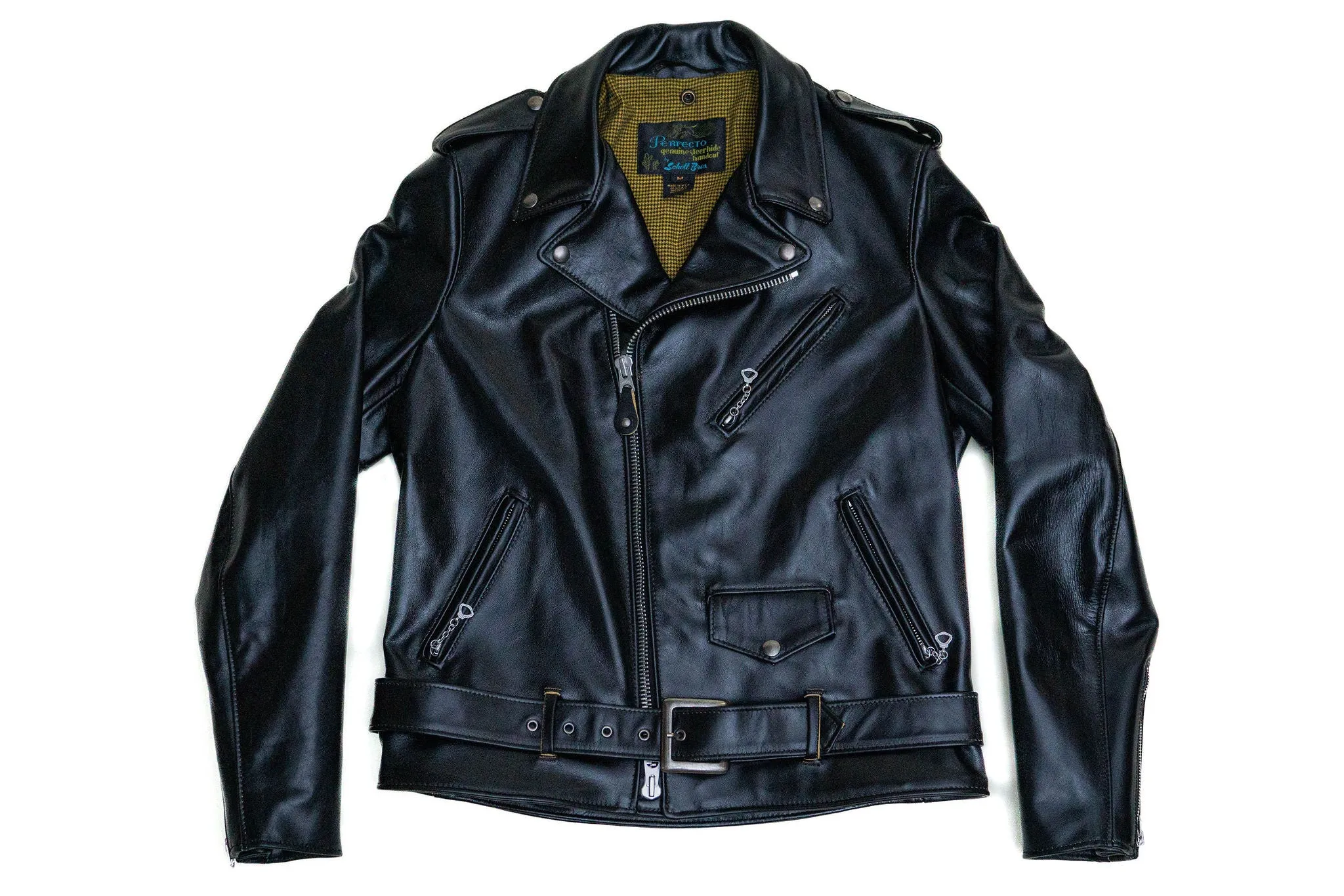 Schott NYC PER62 Perfecto Teacore Leather Motorcycle Jacket sold by Franklin and Poe product image thumbnail 4