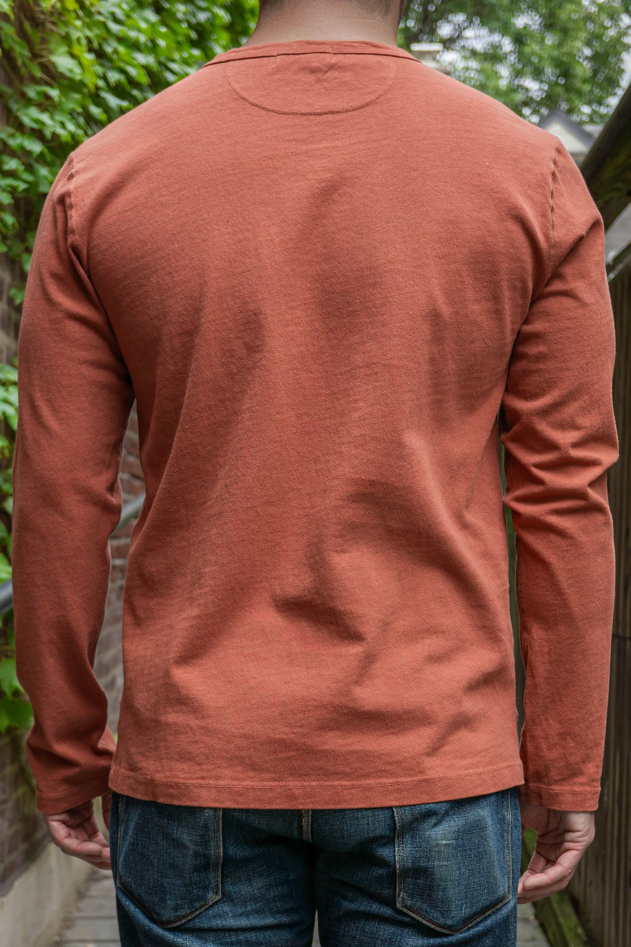 Freenote Cloth 13oz Henley L/S - Picante sold by Franklin and Poe product image thumbnail 2