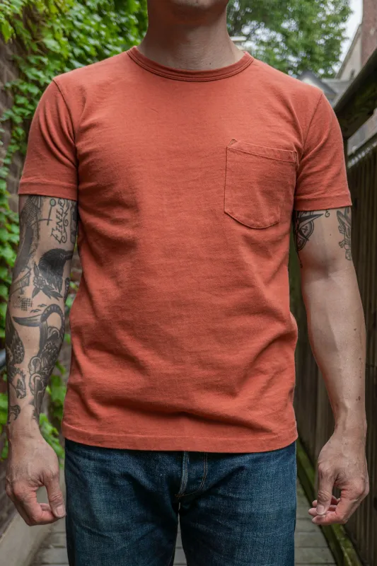 Freenote Cloth 13oz Pocket T-Shirt - Picante sold by Franklin and Poe