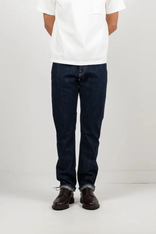 C.O.F. Studio M2 Regular Straight - 13oz Kuroki Selvedge Rinsed sold by Franklin and Poe