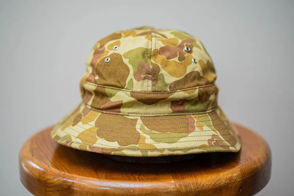 Stevenson Overall Co. Field Hat - Green Camo sold by Franklin and Poe