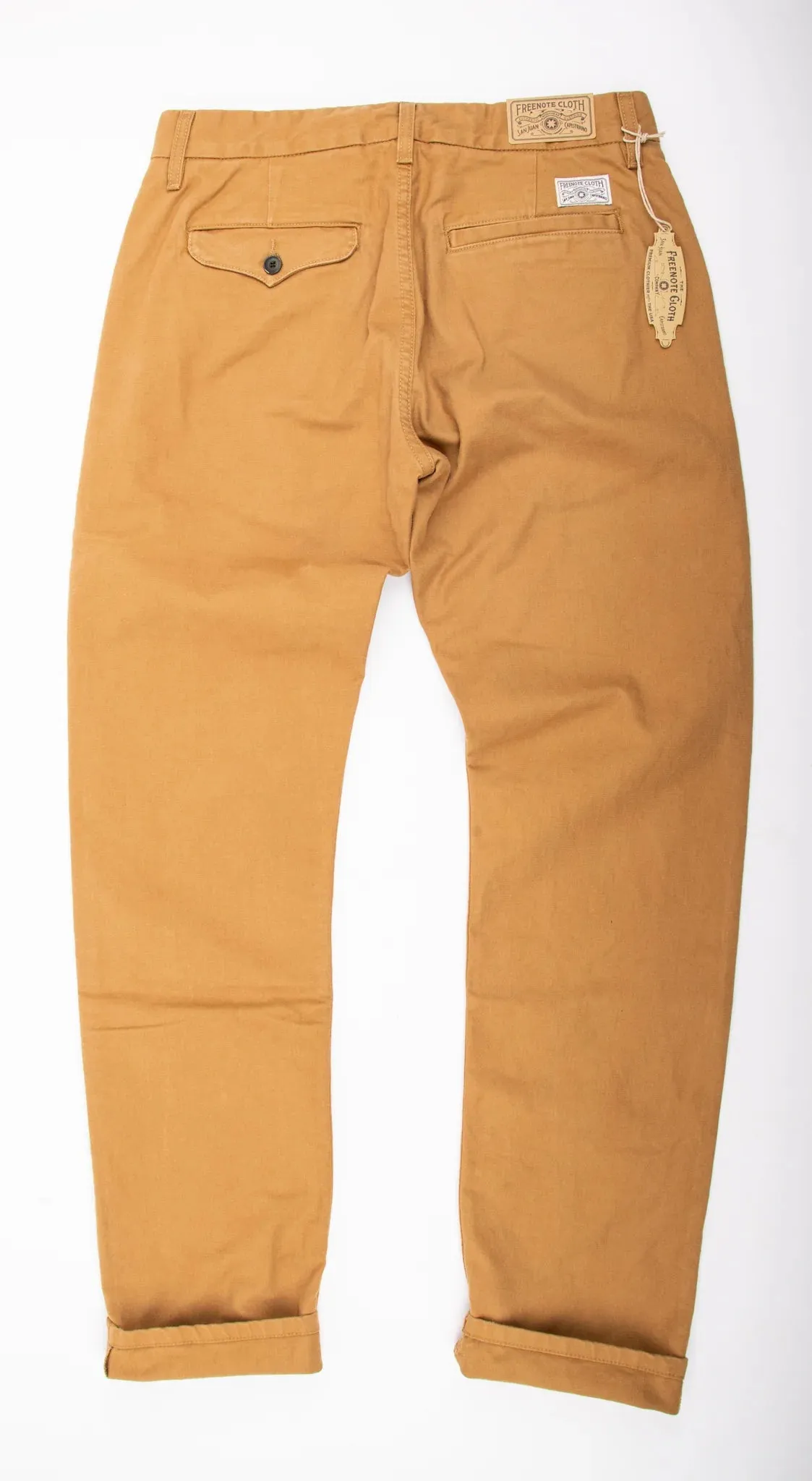Freenote Cloth Workers Chino Slim Fit - Khaki sold by Franklin and Poe product image thumbnail 5