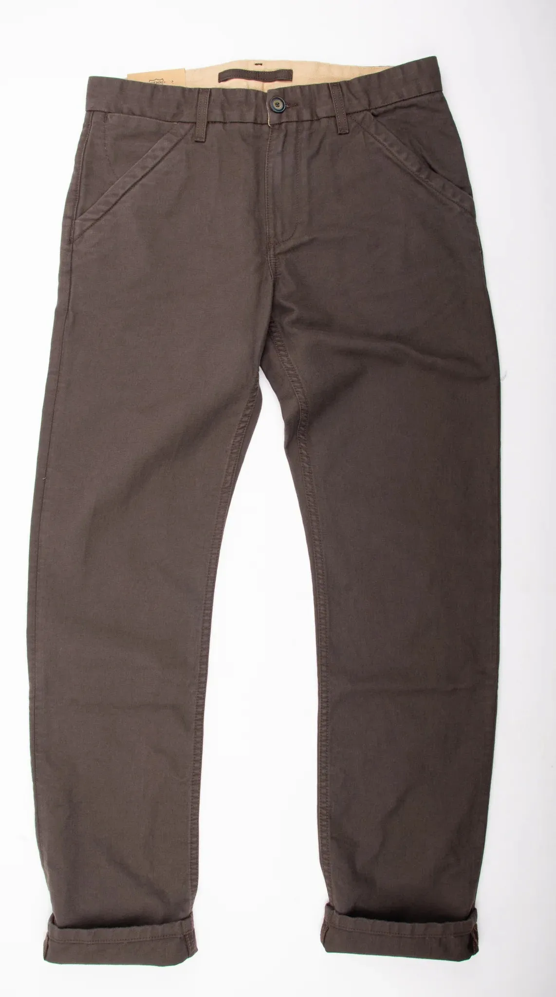 Freenote Cloth Workers Chino Slim Fit - Bark sold by Franklin and Poe product image thumbnail 4