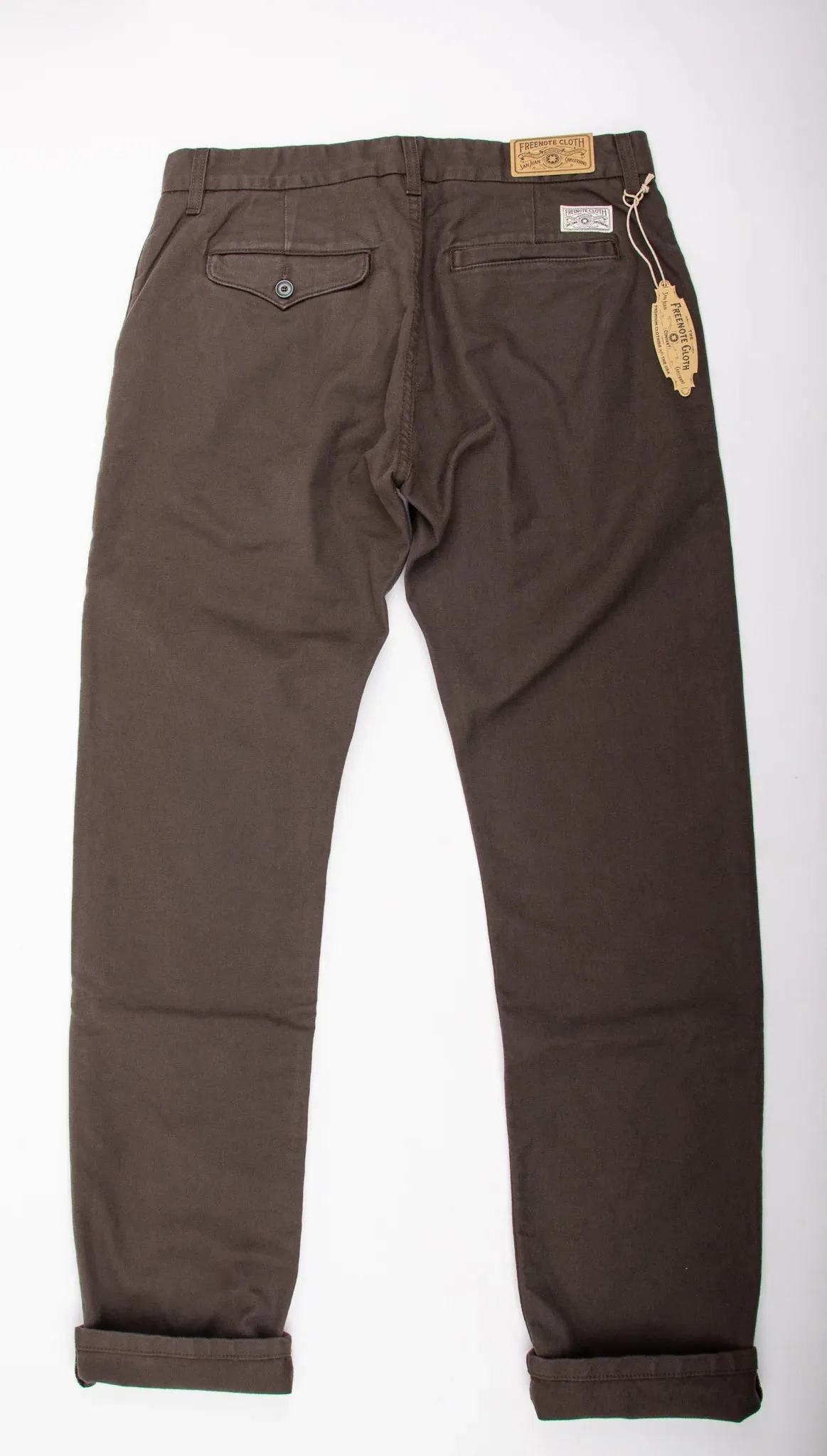 Freenote Cloth Workers Chino Slim Fit - Bark sold by Franklin and Poe product image thumbnail 5