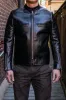 The Flat Head FN-LJ-HS006 Horsehide Cafe Racer Riders Jacket - Black sold by Franklin and Poe