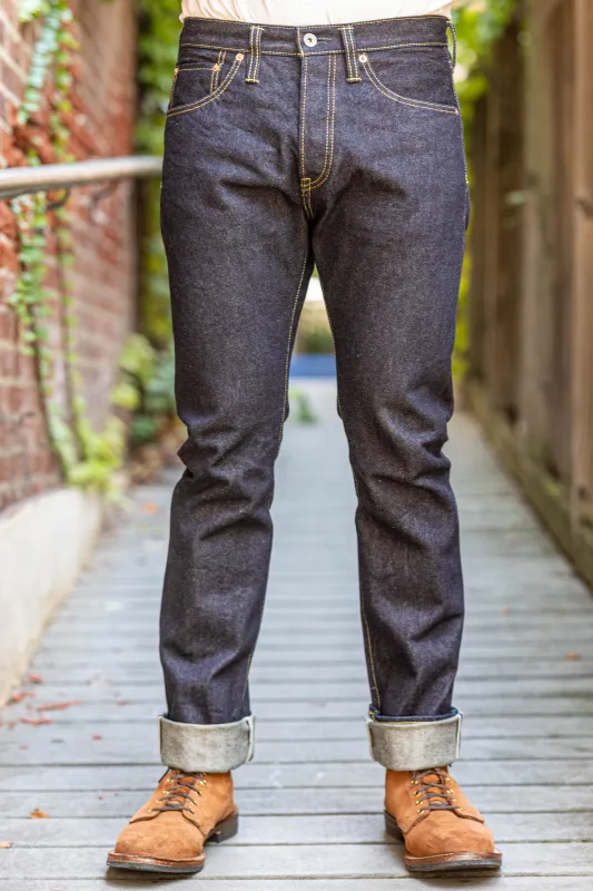 Iron Heart IH-555S-142 14oz Selvedge Denim Super Slim Cut Jeans - Indigo sold by Franklin and Poe