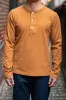 Freenote Cloth 13oz Henley L/S - Tobacco sold by Franklin and Poe
