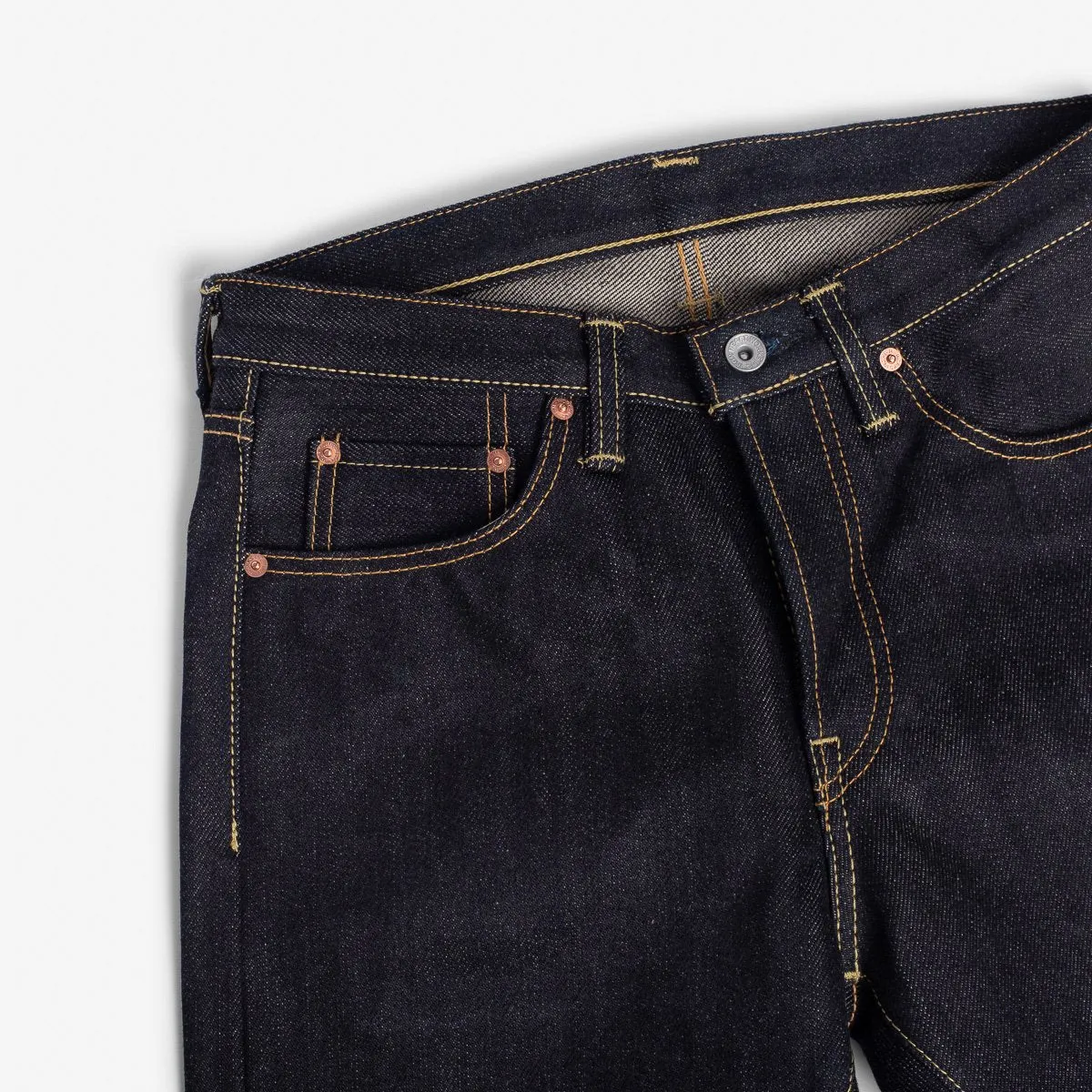 Iron Heart IH-555-XHS - Indigo 25oz Selvedge Denim Super Slim sold by Franklin and Poe product image thumbnail 5