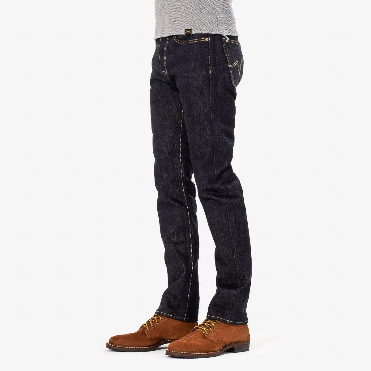 Iron Heart IH-555-XHS - Indigo 25oz Selvedge Denim Super Slim sold by Franklin and Poe product image thumbnail 2