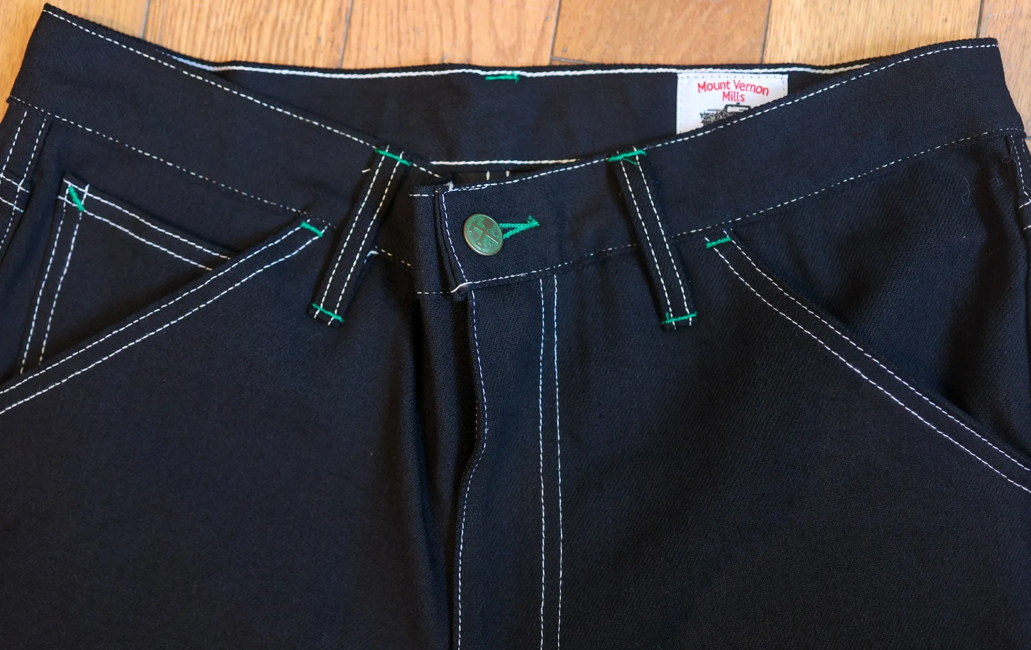 Left Field NYC Work Uniform Denim - Black Diamond sold by Franklin and Poe product image thumbnail 5