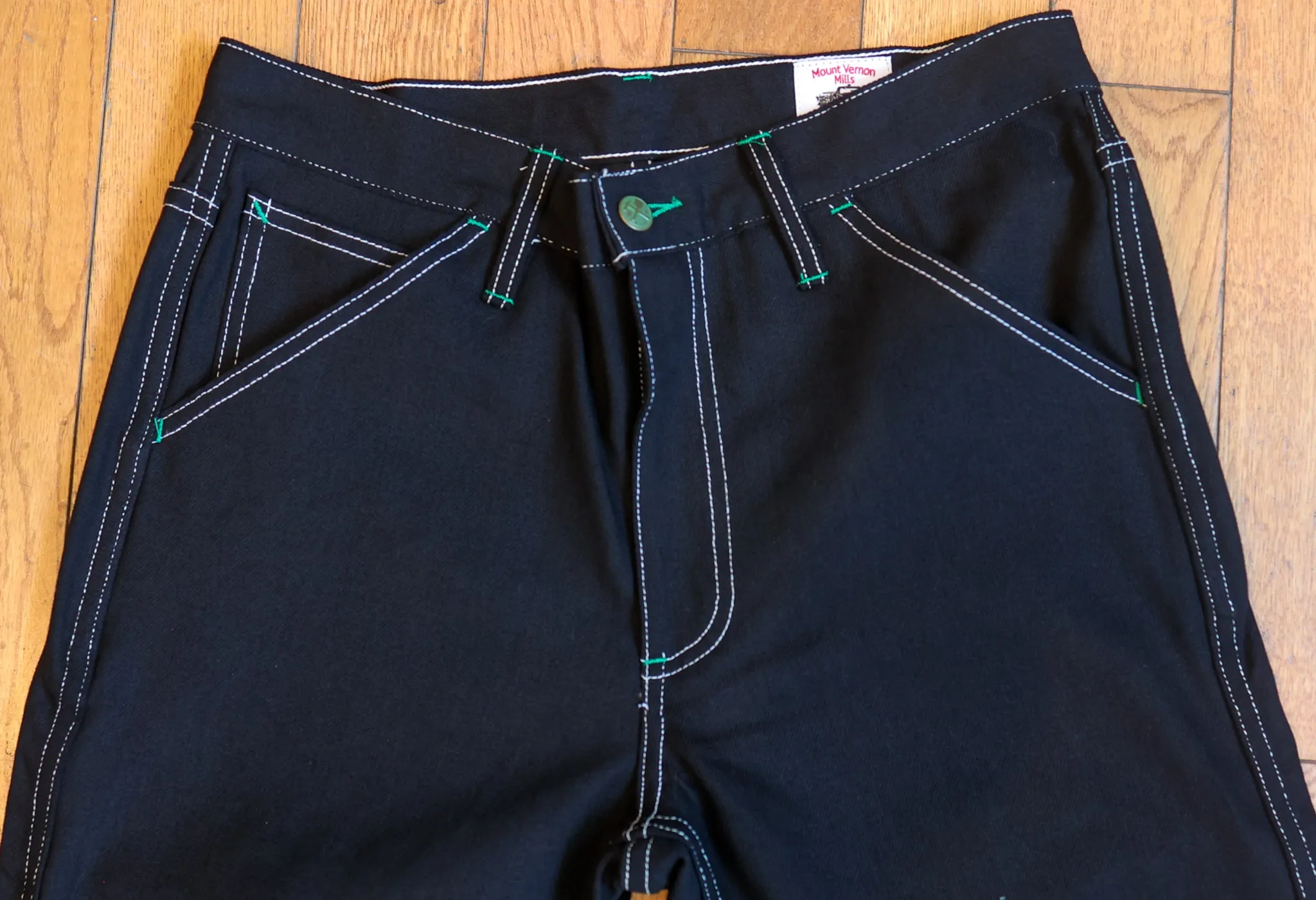 Left Field NYC Work Uniform Denim - Black Diamond sold by Franklin and Poe product image thumbnail 4