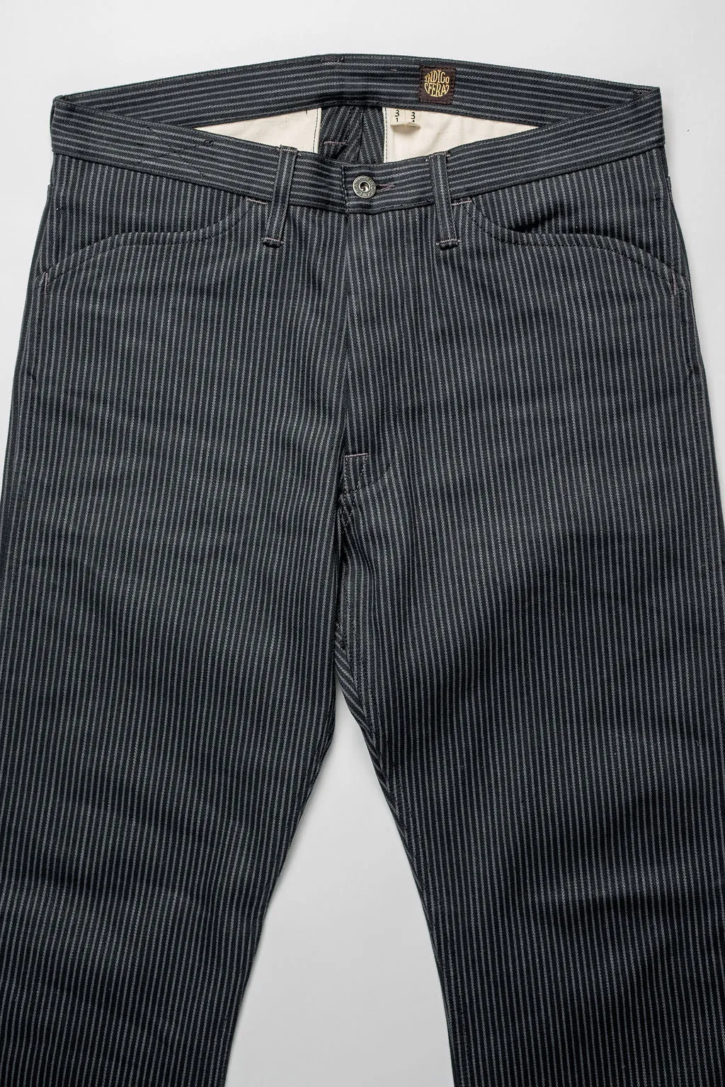 Indigofera Swearengen Pant - Grey/Black Hickory Stripe sold by Franklin and Poe product image thumbnail 4
