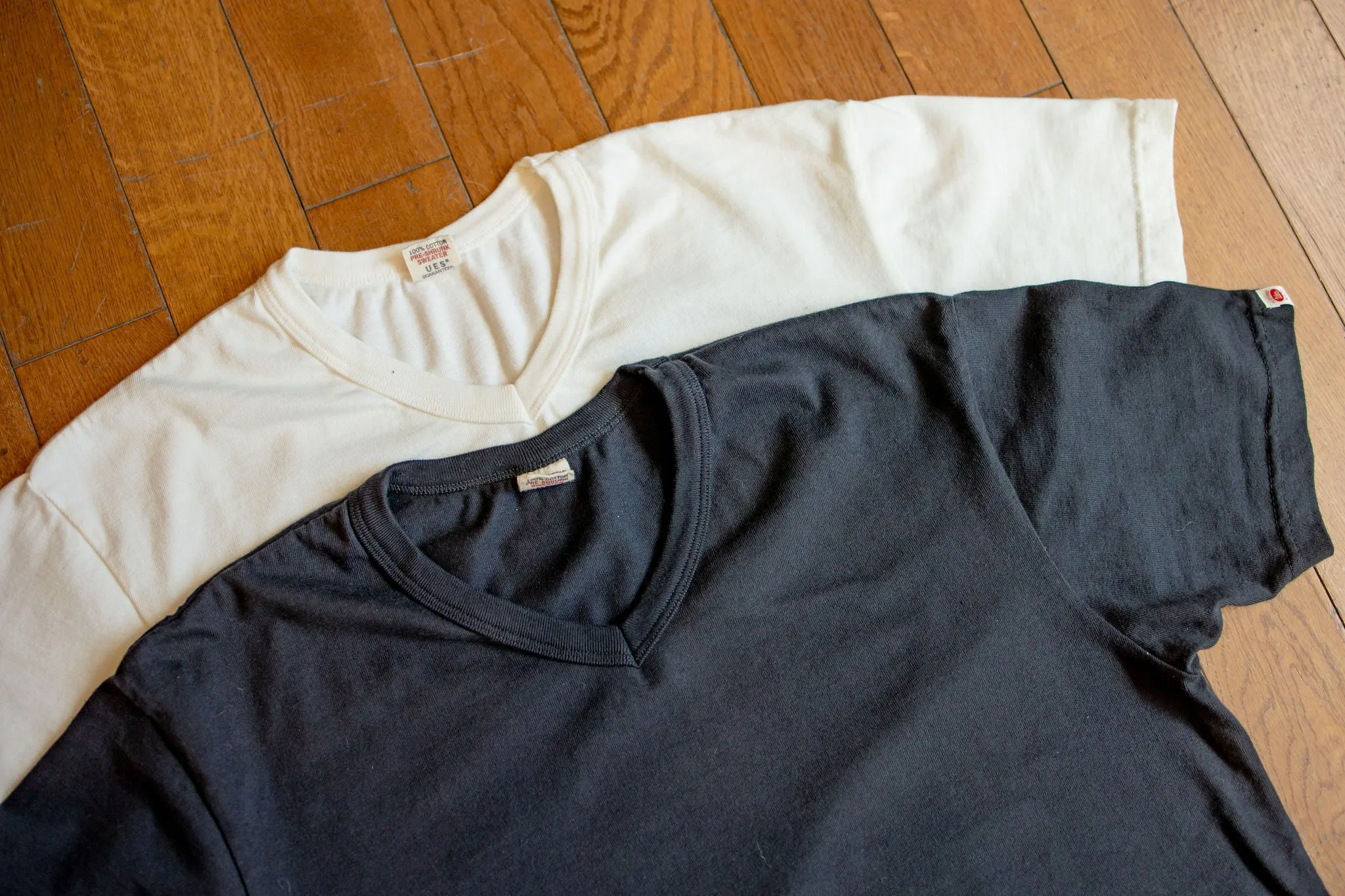 UES Ramayana V-Neck T-Shirt - White sold by Franklin and Poe product image thumbnail 3