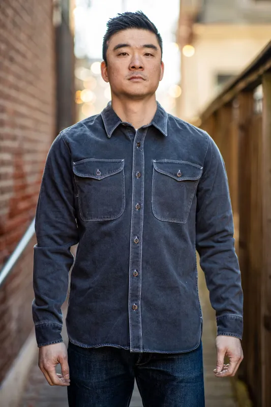 Freenote Cloth Utility - Charcoal sold by Franklin and Poe