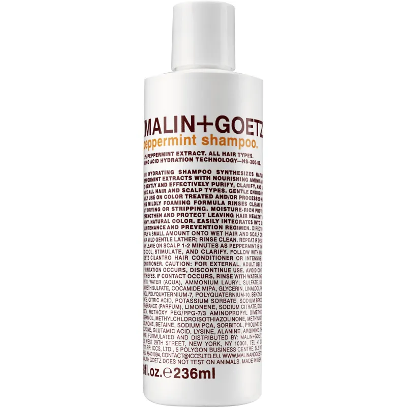 Malin + Goetz Peppermint Shampoo sold by Franklin and Poe