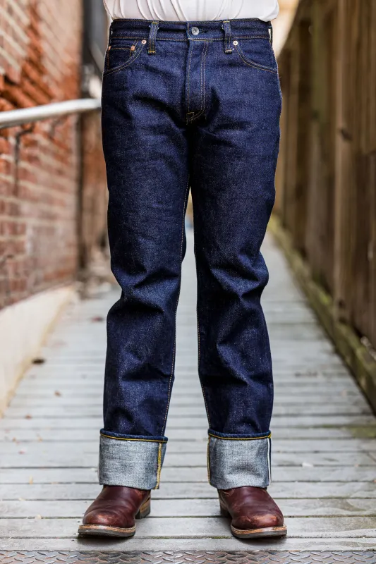 Samurai S5000VX21ozII 21oz Cho-Kiwami Selvedge Straight Fit - One Wash sold by Franklin and Poe