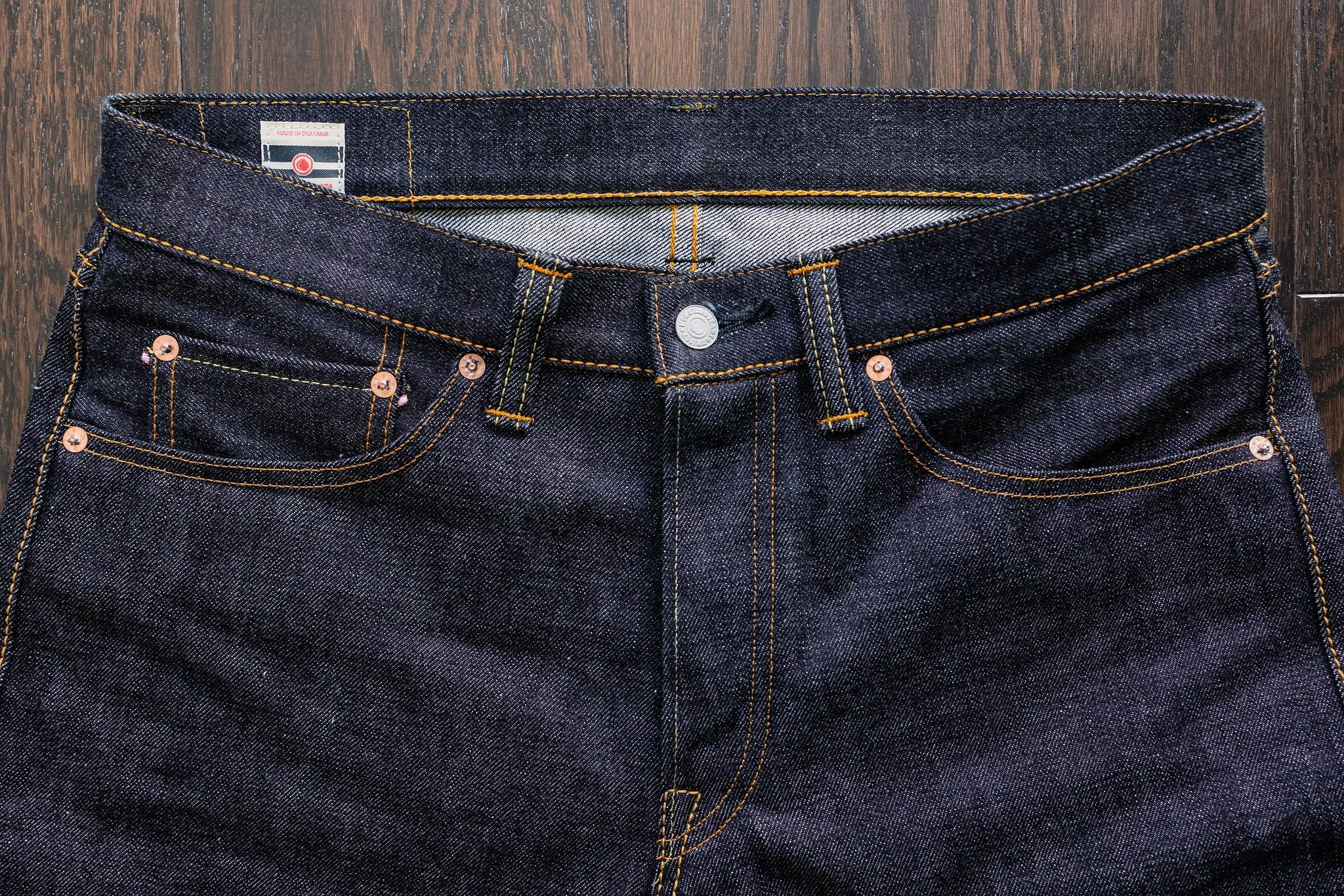 Momotaro 0405-V High Tapered 15.7oz Zimbabwe - Indigo sold by Franklin and Poe product image thumbnail 4