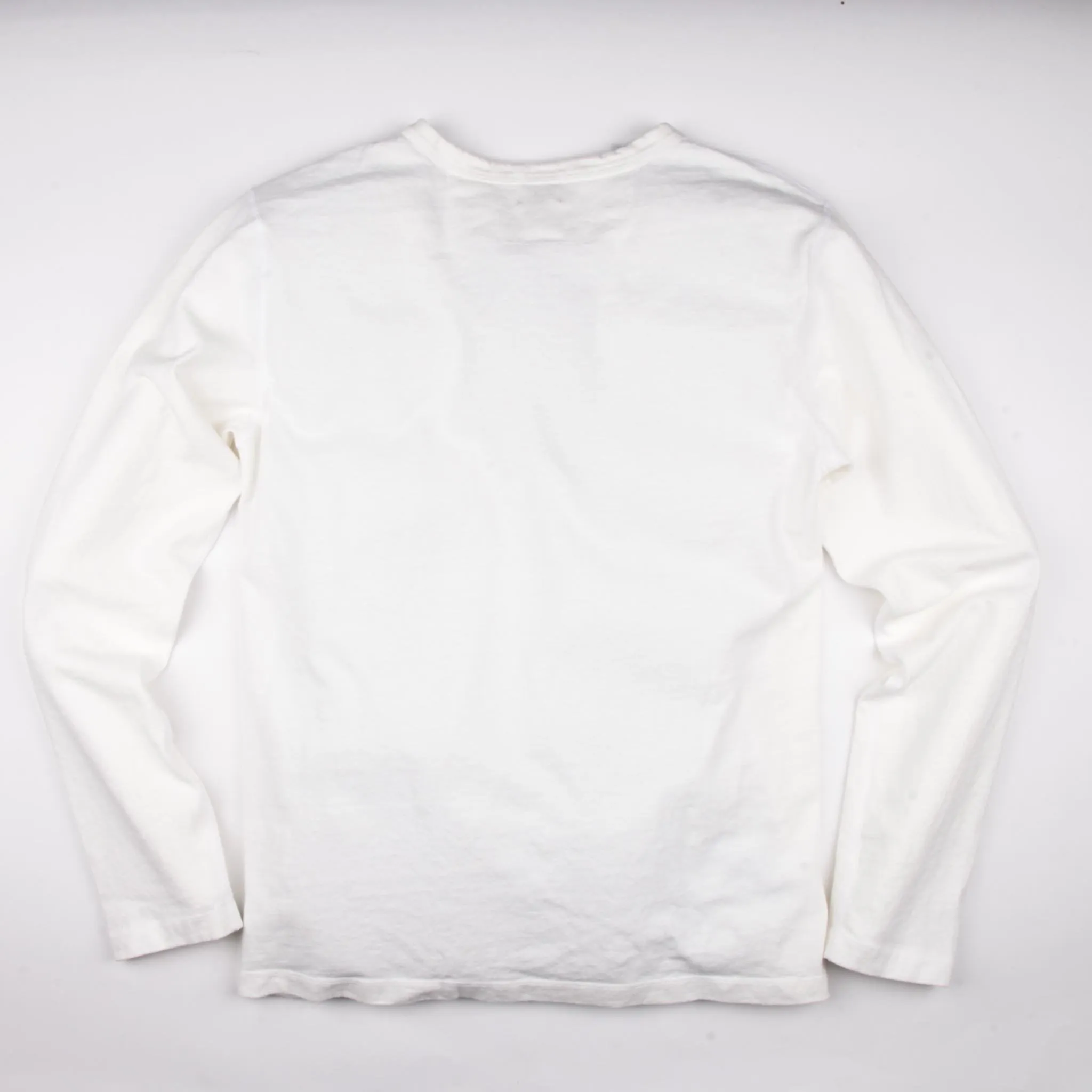 Freenote Cloth 13oz Henley L/S - White sold by Franklin and Poe product image thumbnail 4