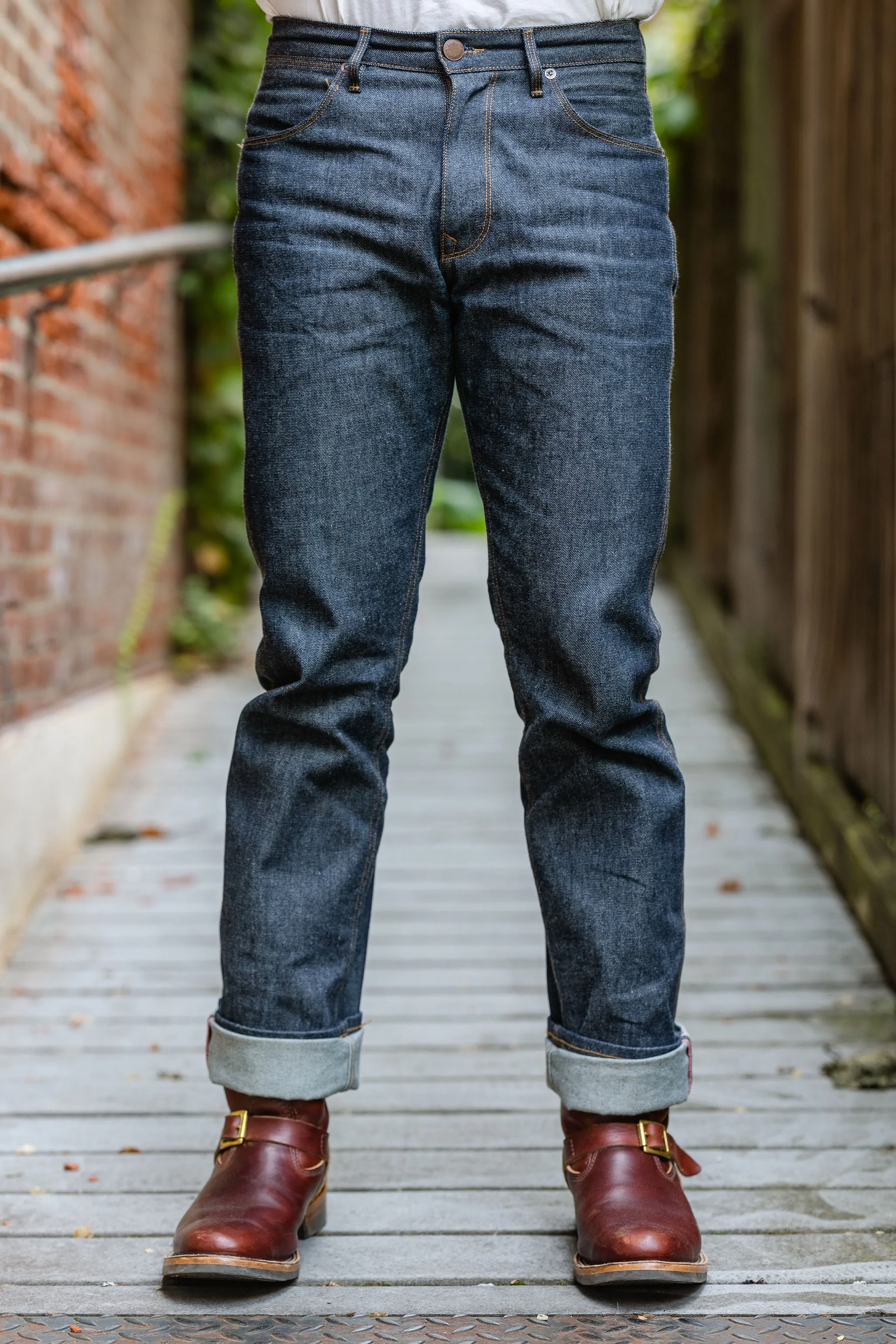 Freenote Cloth x Franklin & Poe Wilkes - 14oz Vidalia Mills Denim sold by Franklin and Poe