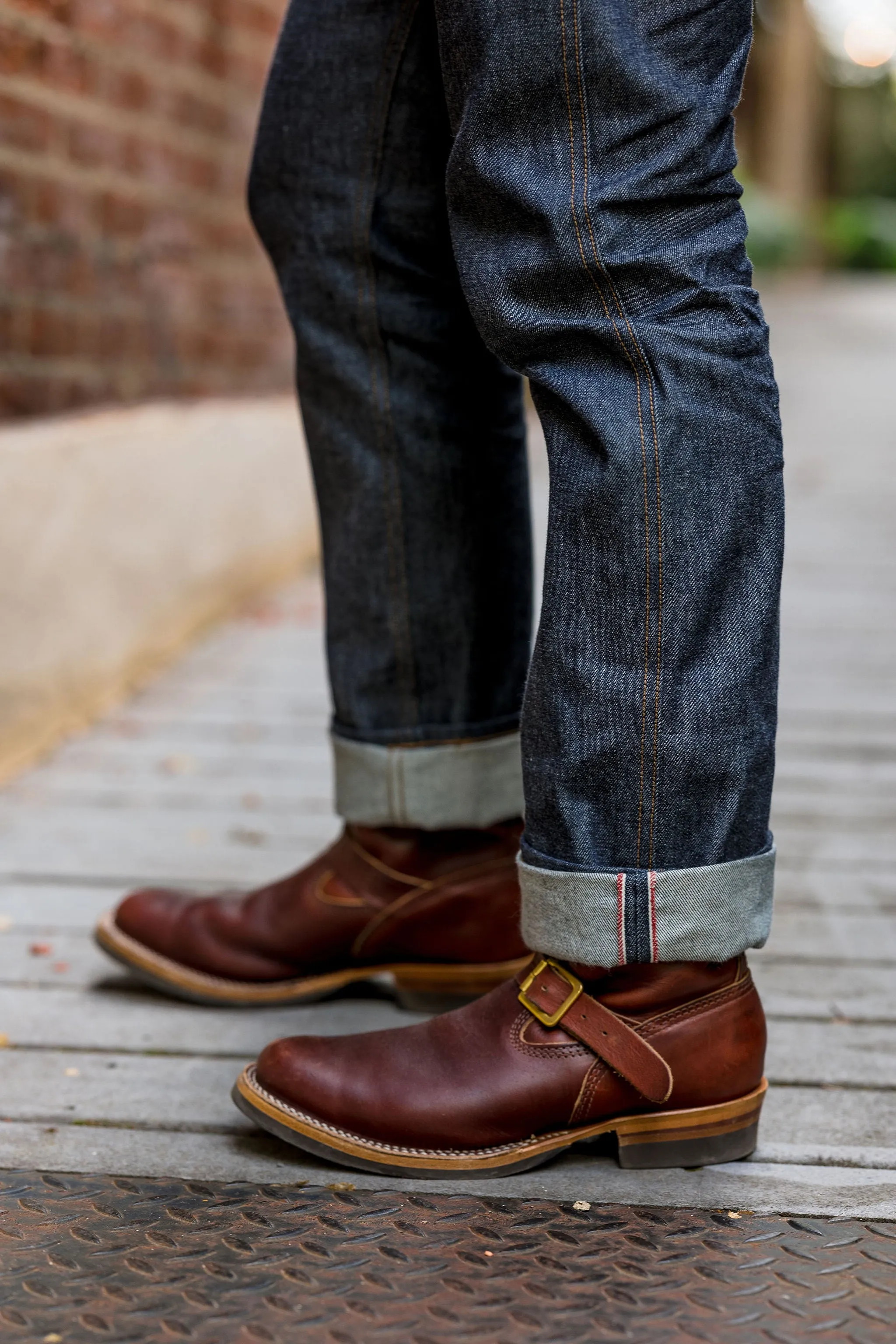 Freenote Cloth x Franklin & Poe Wilkes - 14oz Vidalia Mills Denim sold by Franklin and Poe product image thumbnail 4