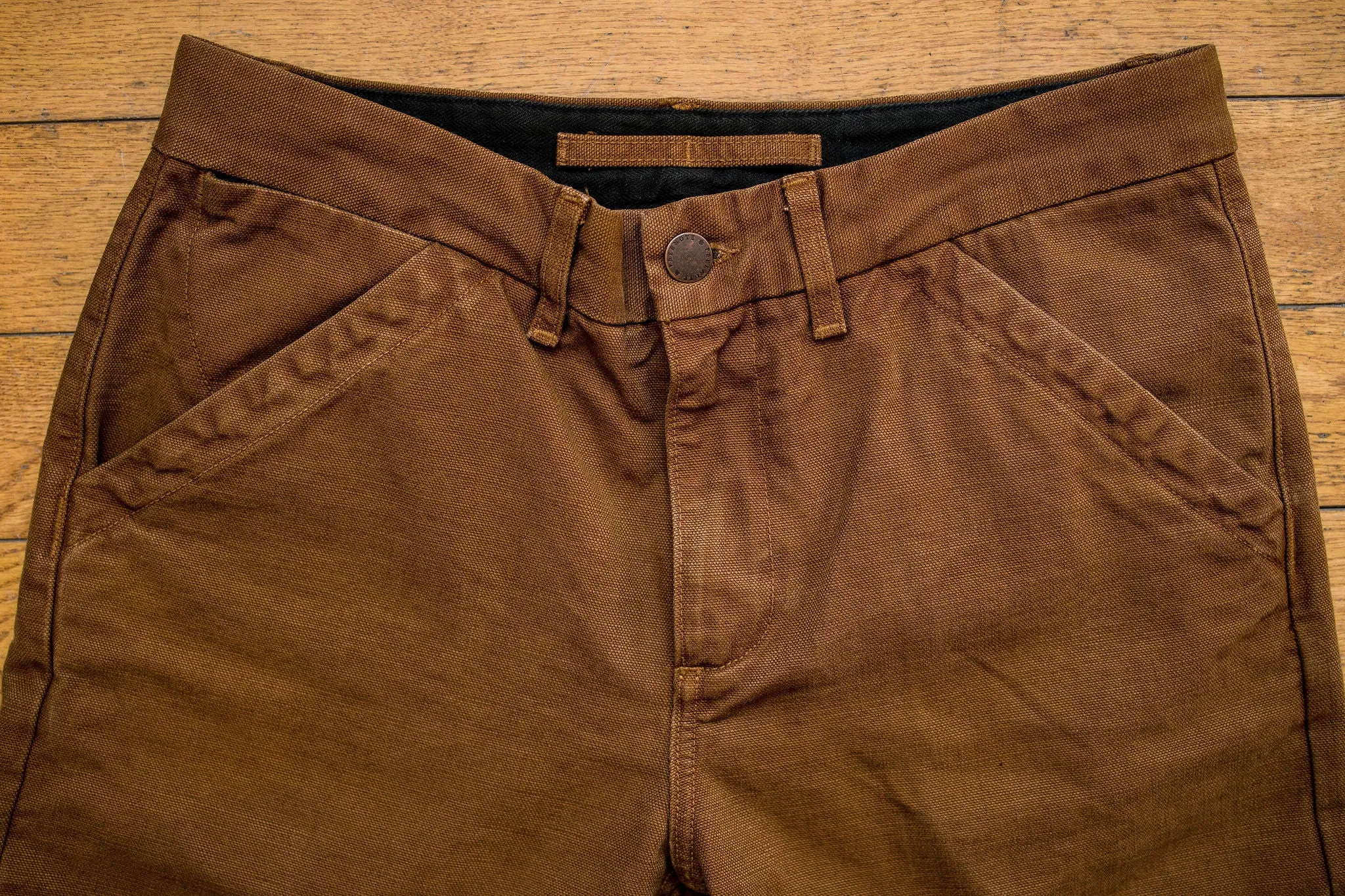 Freenote Cloth Workers Chino Slim Fit - 14oz Slub Rust sold by Franklin and Poe product image thumbnail 4