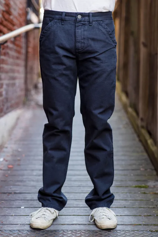 Freenote Cloth Workers Chino Slim Fit - 14oz Slub Black sold by Franklin and Poe