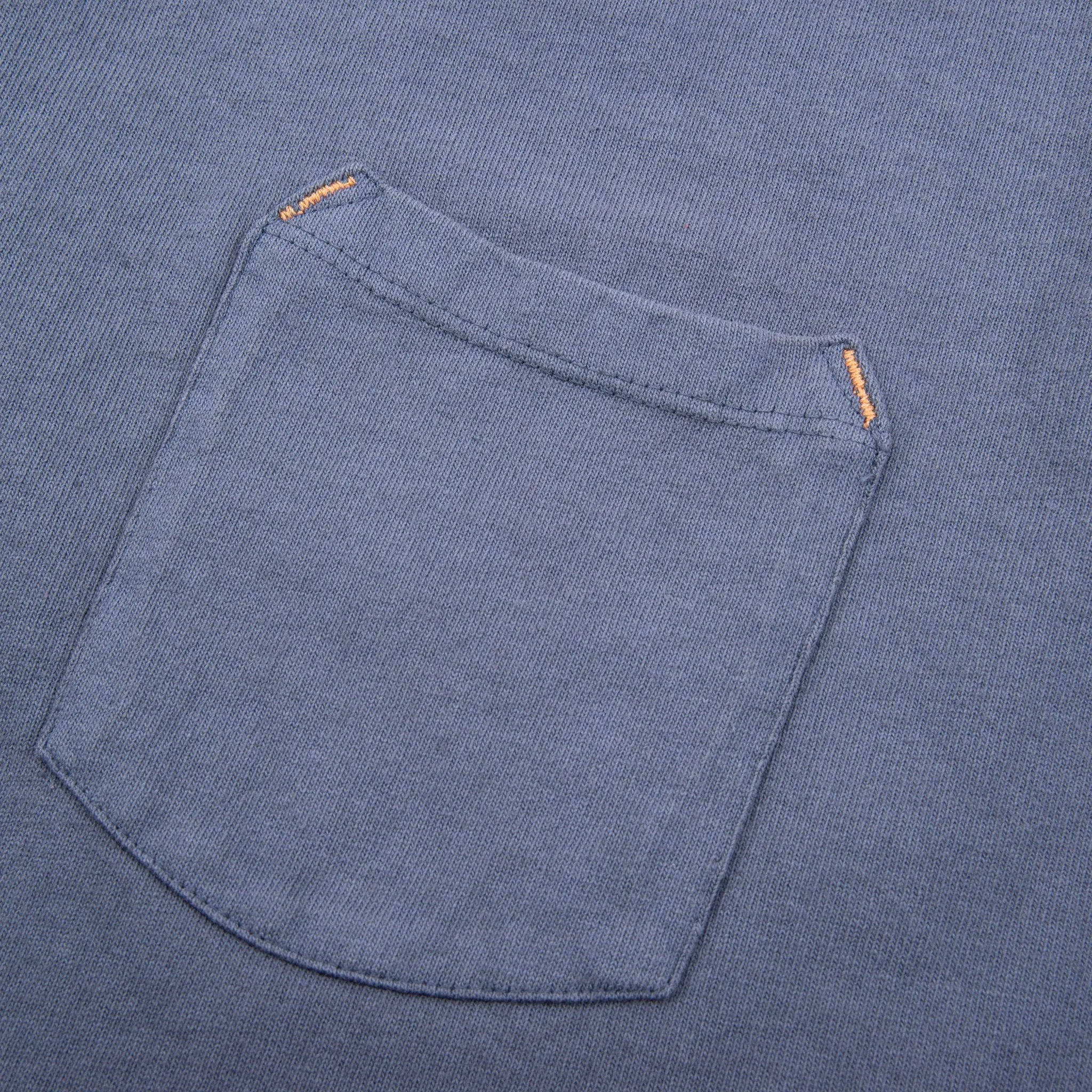 Freenote Cloth 13oz Pocket T-Shirt - Faded Blue sold by Franklin and Poe product image thumbnail 5