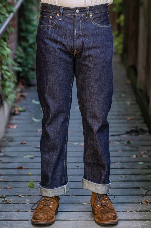 Sugar Cane 1947 Straight Leg - One Wash Japanese Selvedge Denim sold by Franklin and Poe