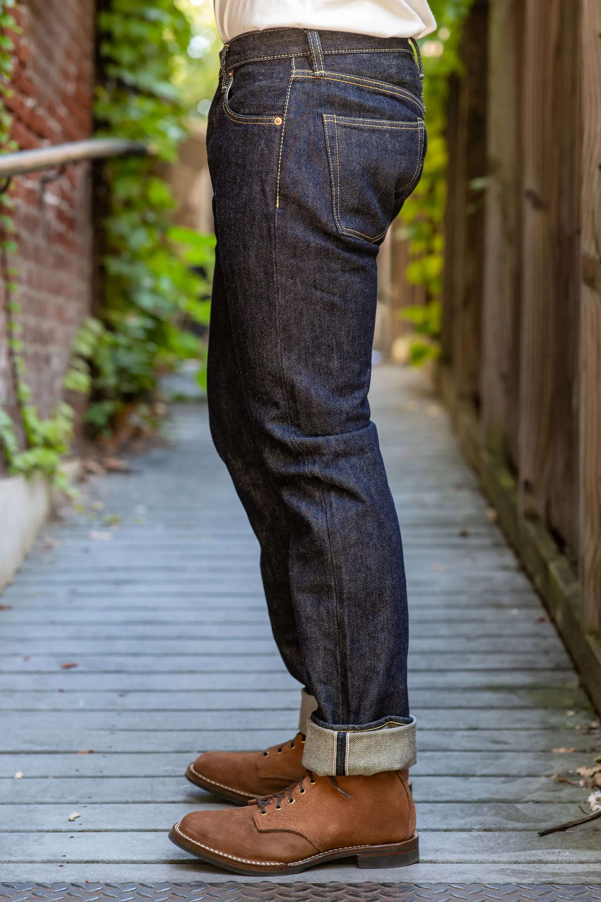 Iron Heart IH-555S-21 - 21oz. Selvedge Denim Super Slim sold by Franklin and Poe product image thumbnail 2